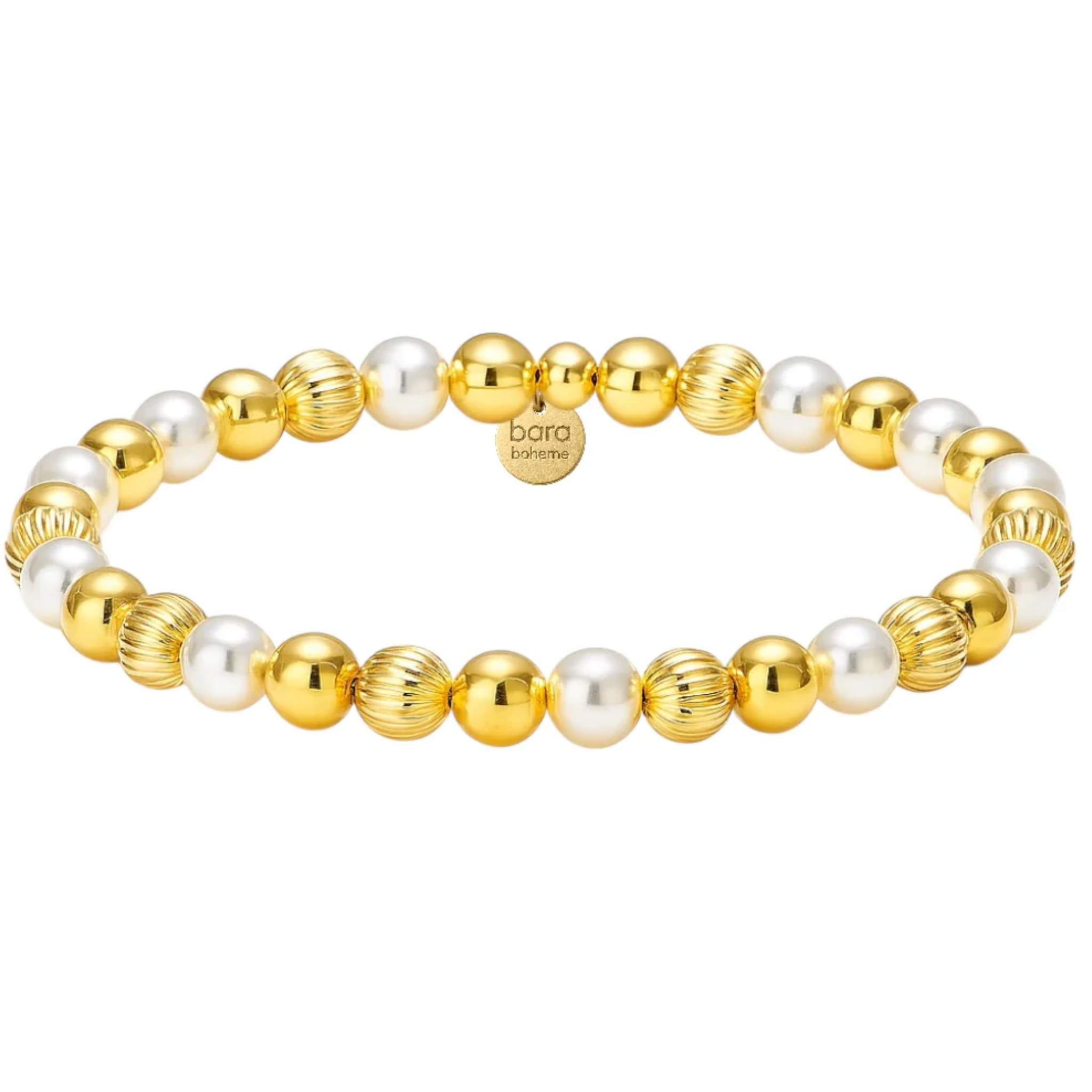Ciao | Gold Filled Beaded Bracelet with Pearls