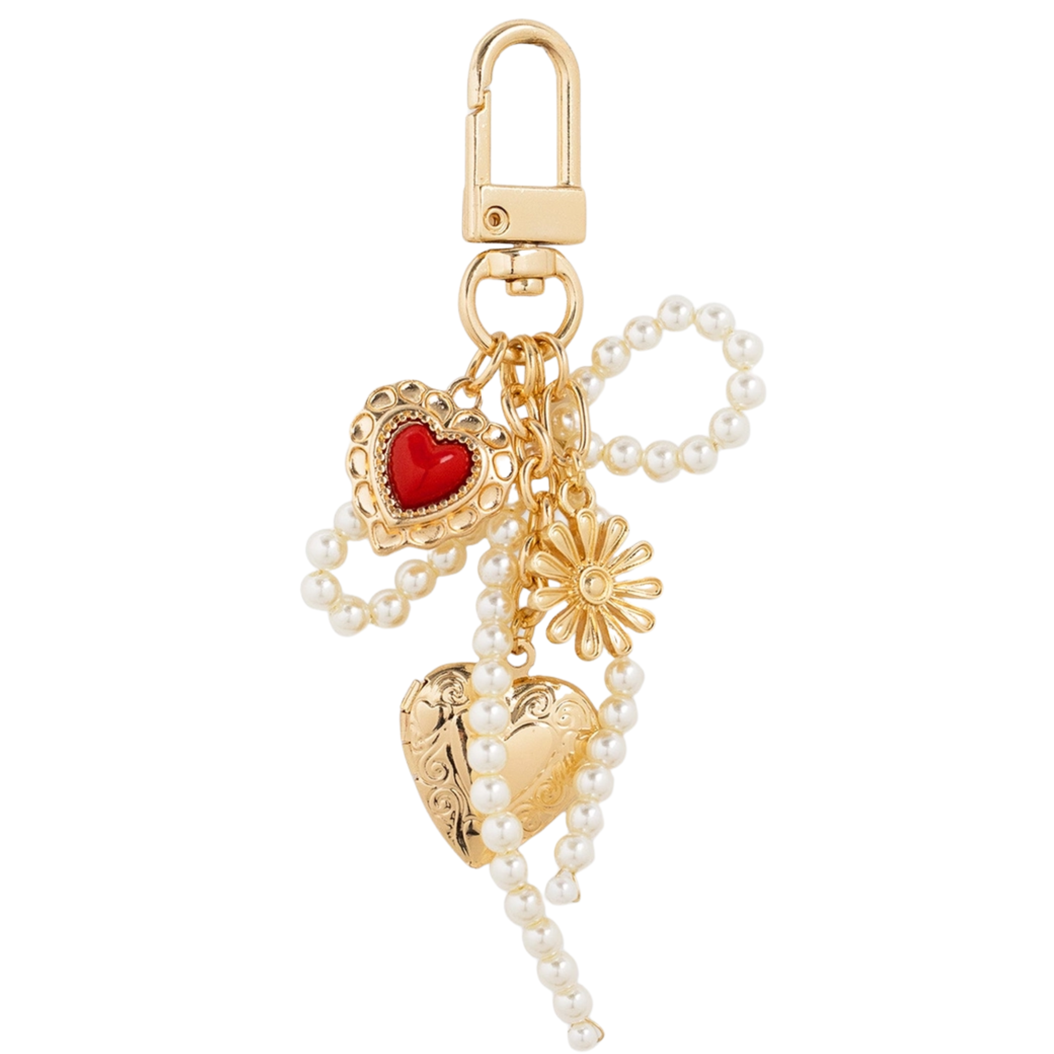 Multi Line Vintage Gothic Bag Charm