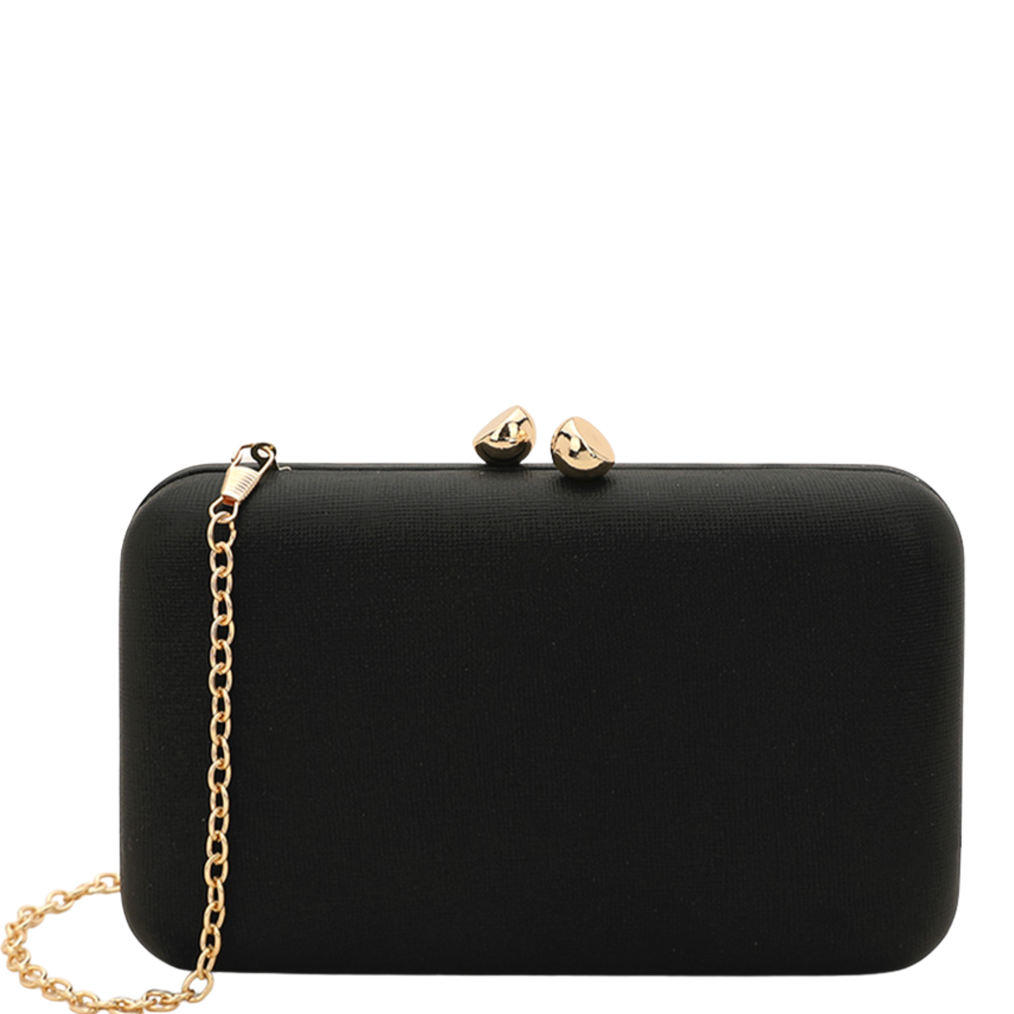 Plain Shimmer Evening Clutch Bag / Crossbody Bag
