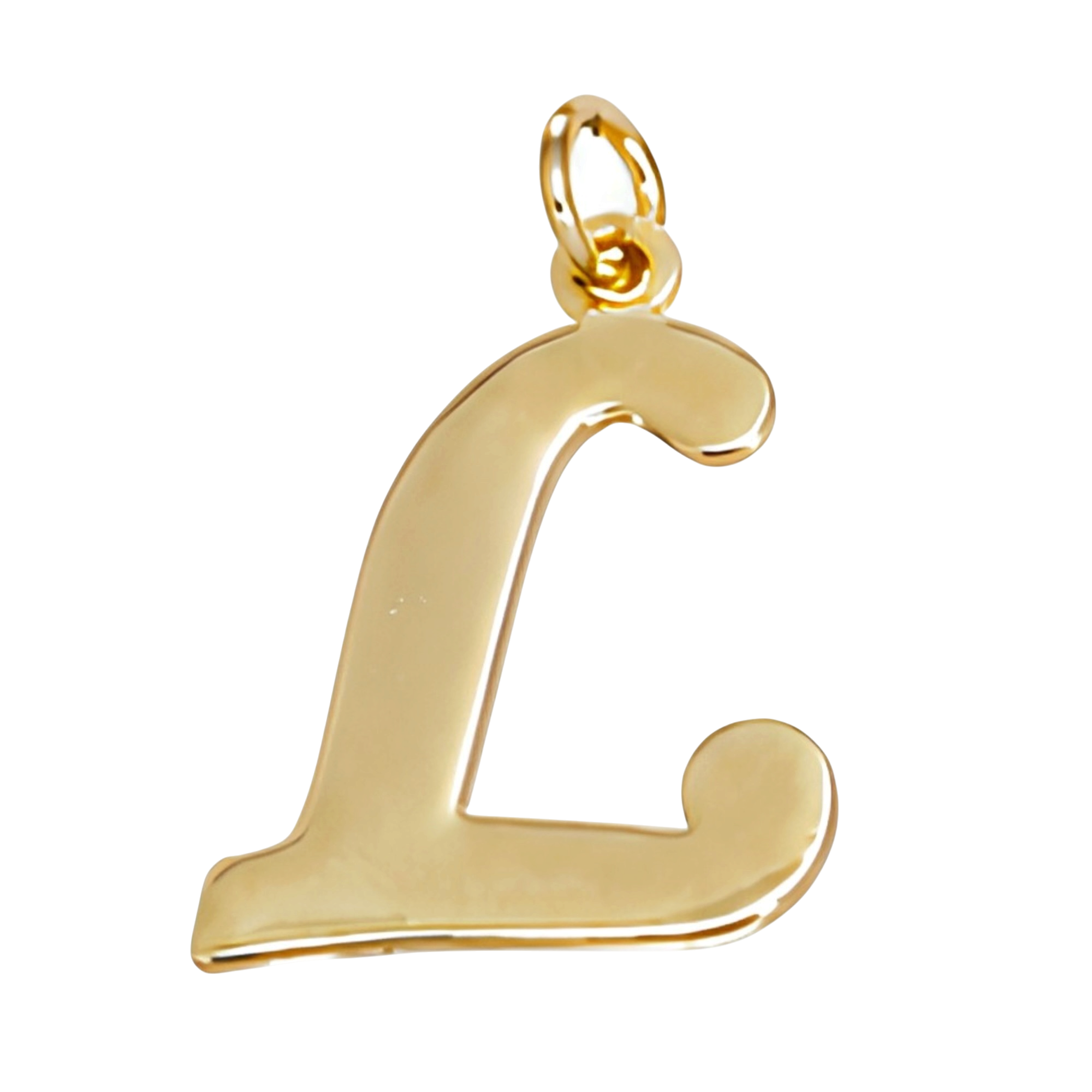 Gold Alphabet Initial Letter Charm