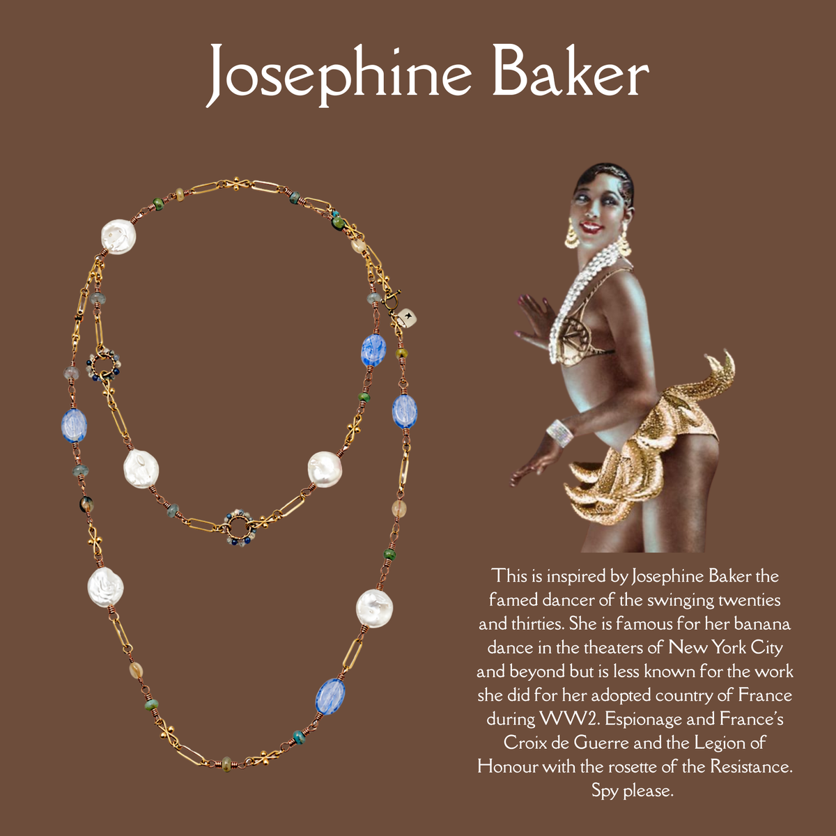 Long Tourmaline, Pearl & Multi Gemstone Necklace