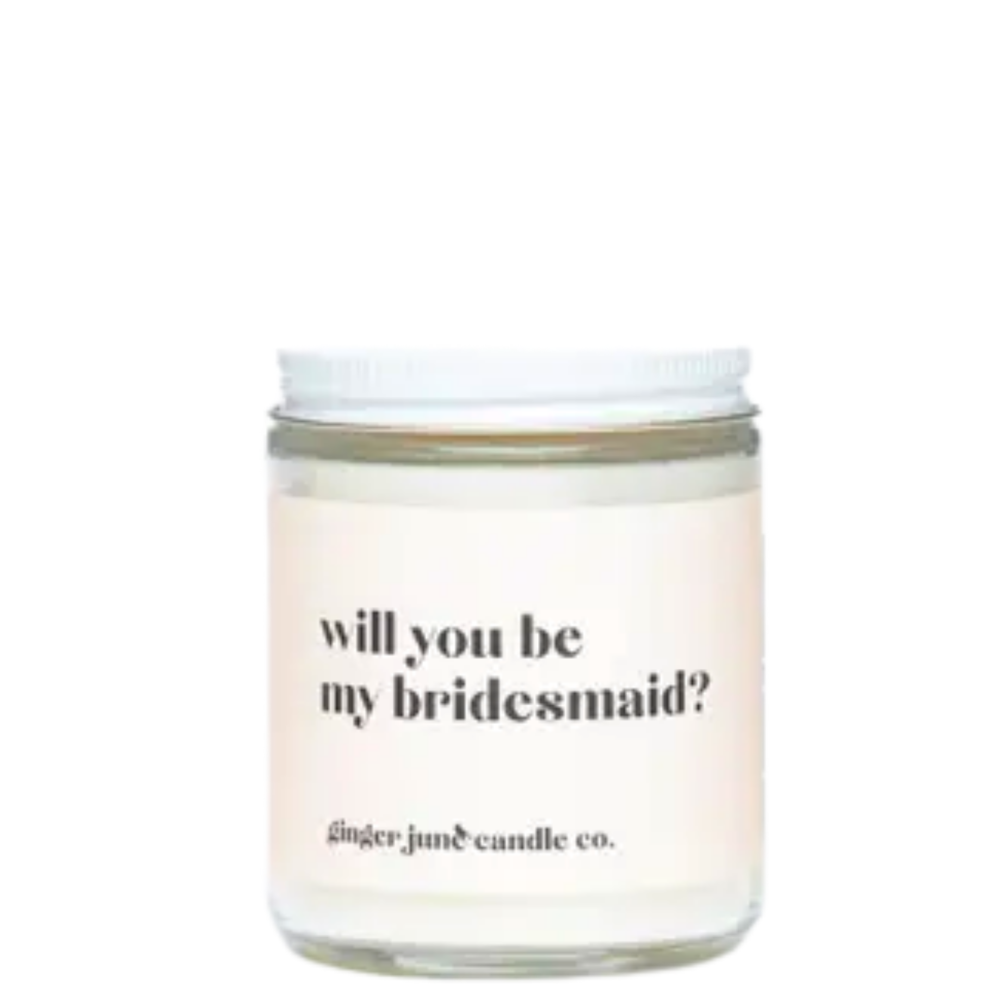 WILL YOU BE MY MAID OF HONOR? • NON TOXIC SOY CANDLE - Let's Bag It