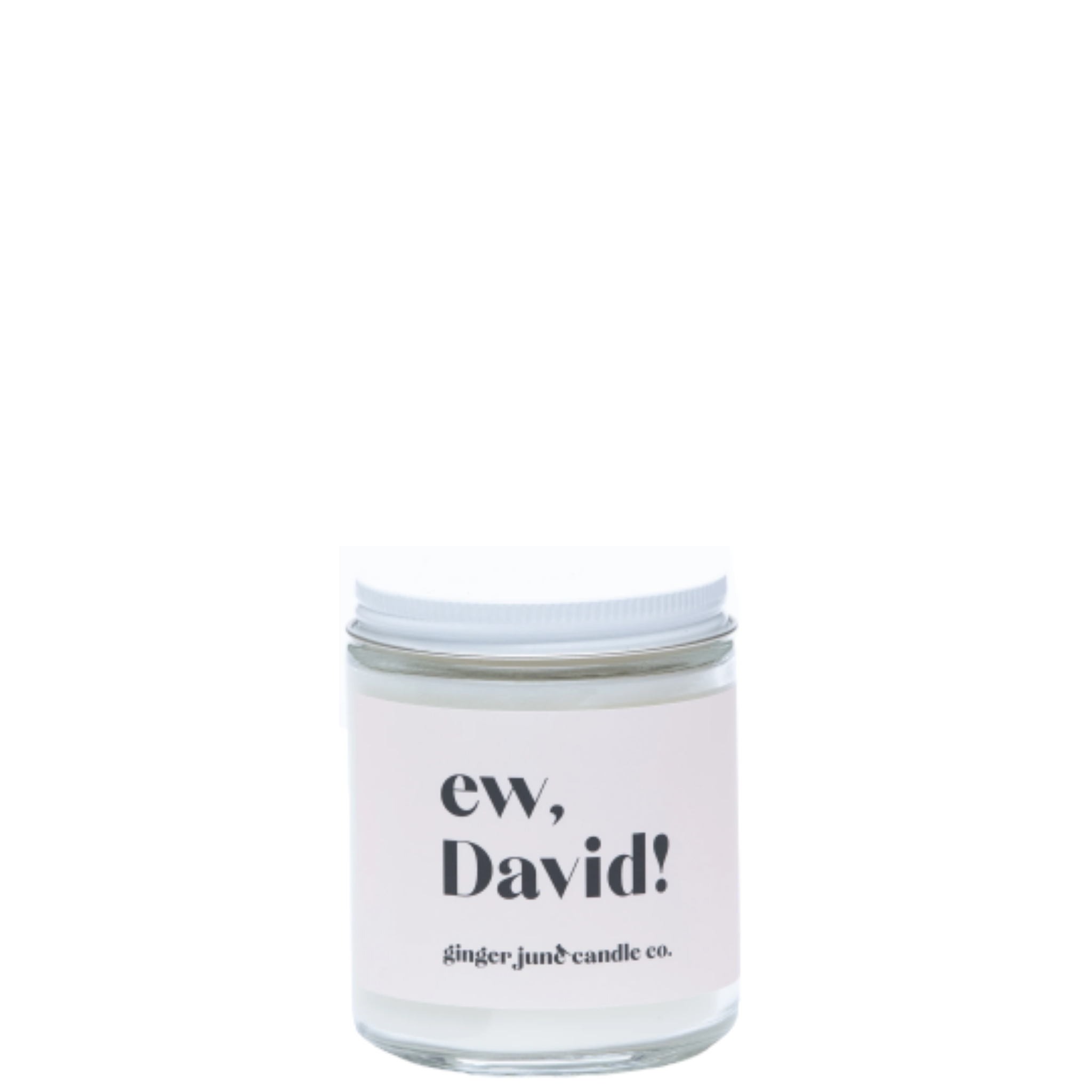 EW DAVID! Non-toxic soy candle Scented: Apricot fig