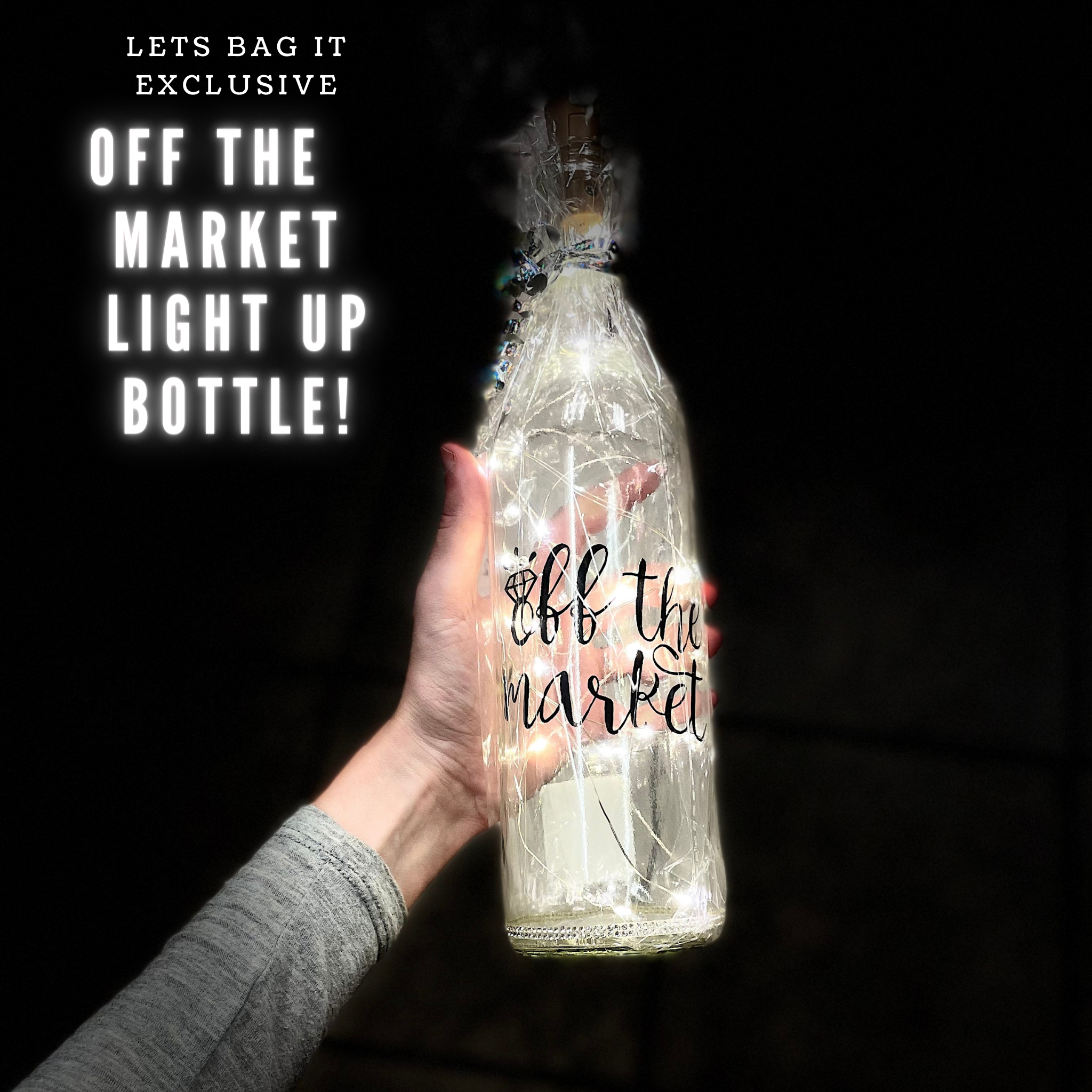 Off The Market Light Up Bottle