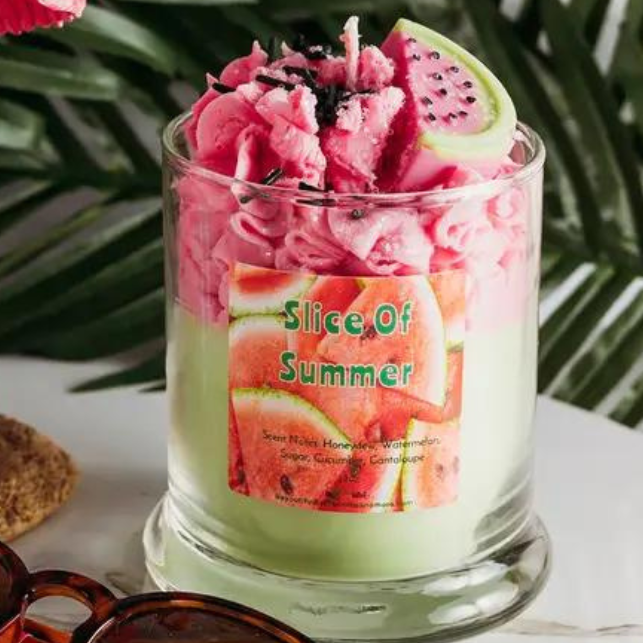 Slice Of Summer Dessert Candle - Let's Bag It
