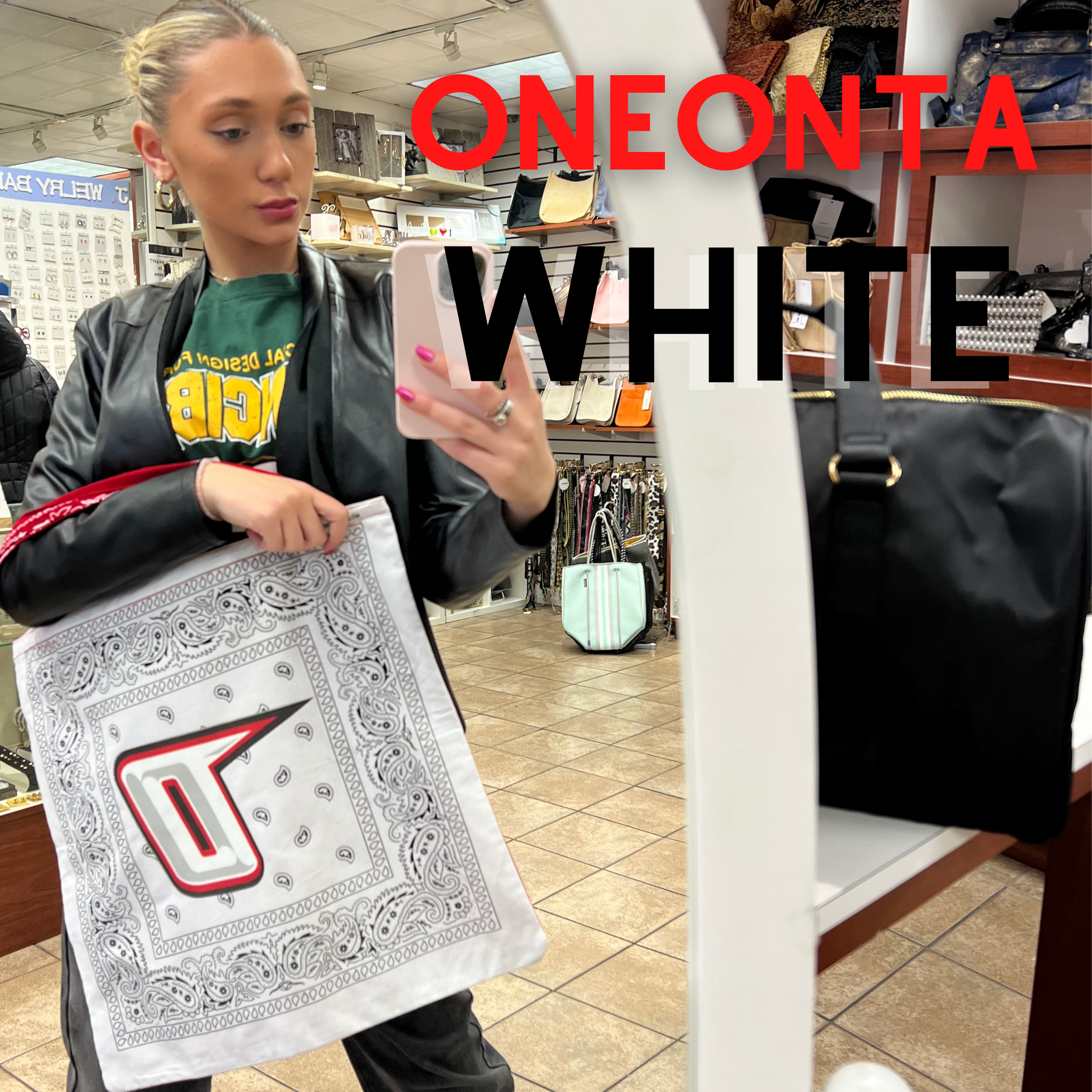 Oneonta reversible college tote