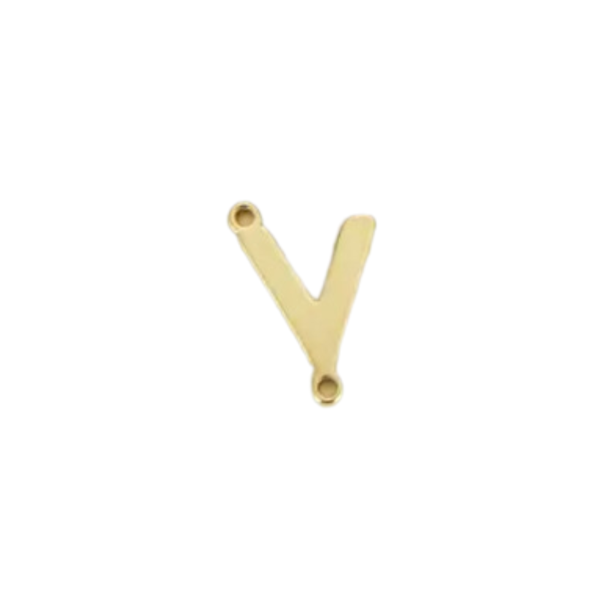 Dainty Initial Charm Connector, Alphabet Pendant