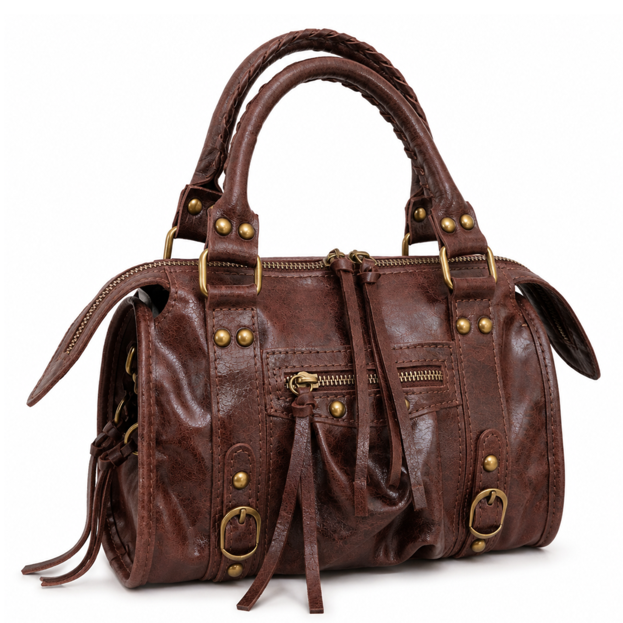 City Bag Small - Distressed Leather