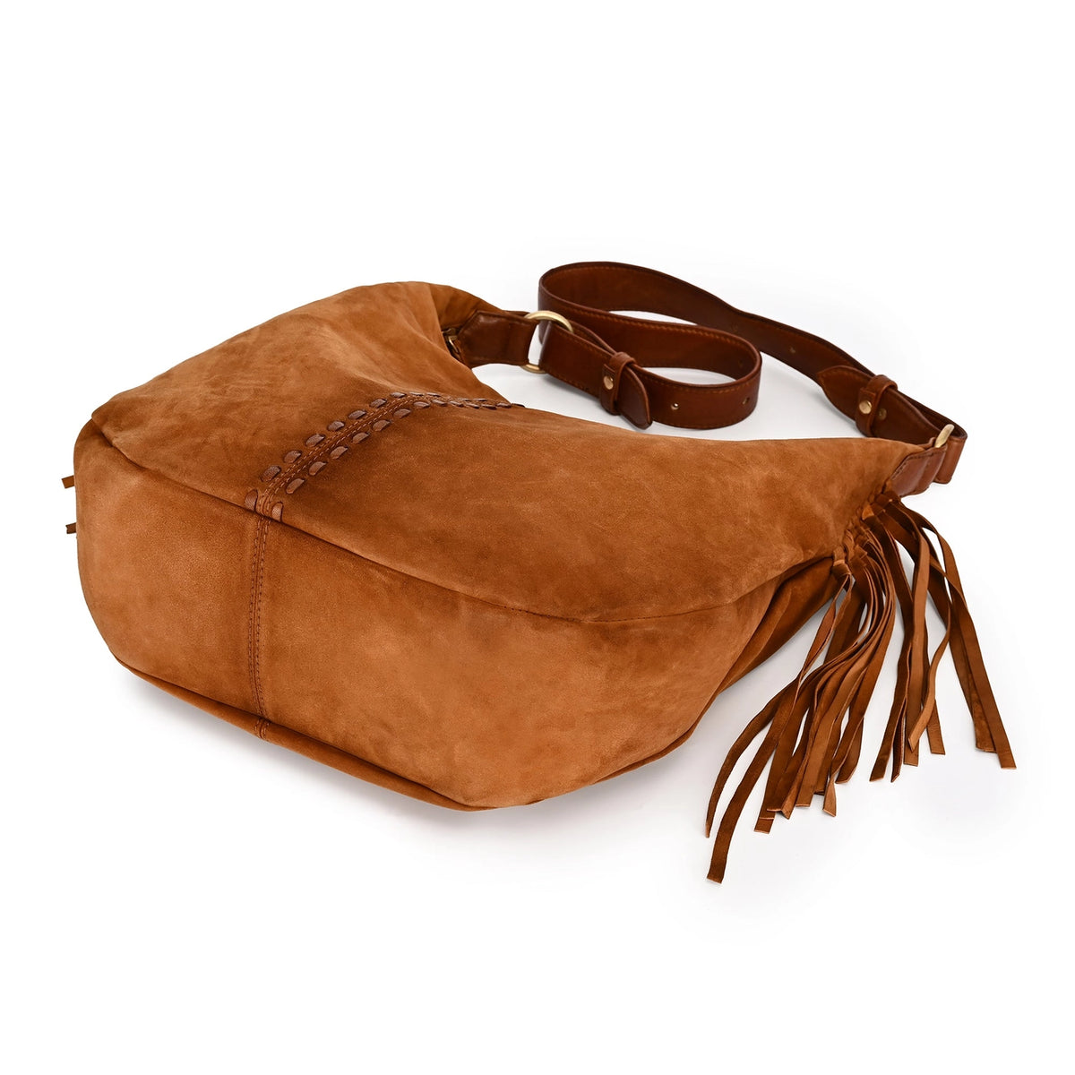 Hydrangea Large Vintage Ombre Shoulder Bag