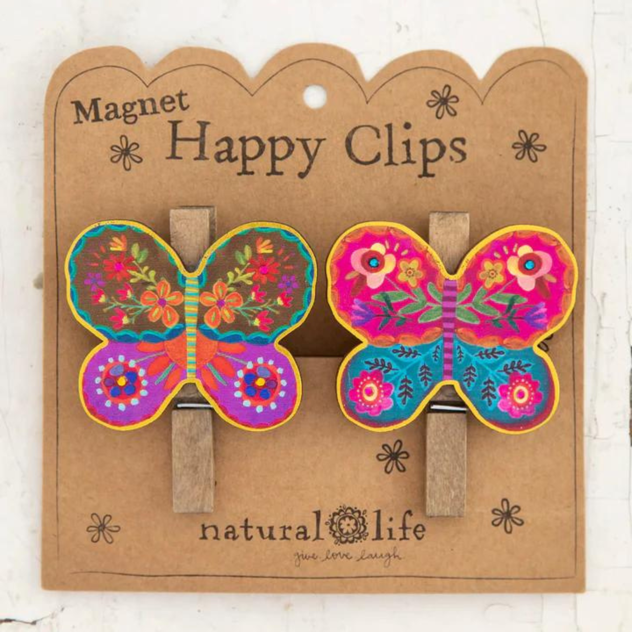 Magnet Bag Clips, Set of 2 - Butterfly