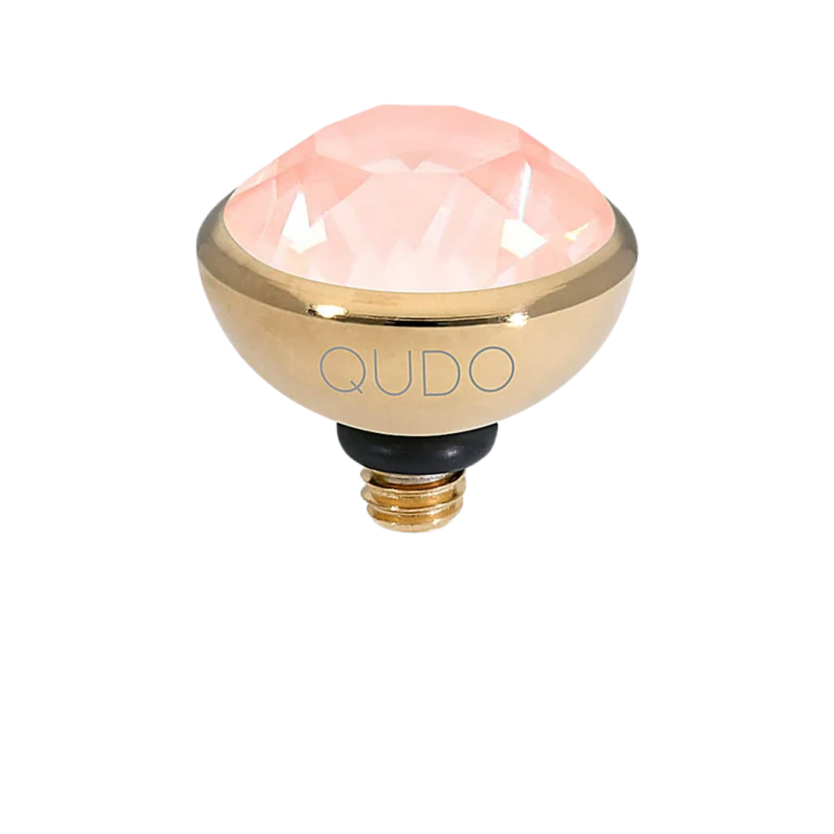 QUDO Rose Opal/Gold Bottone Top 10MM