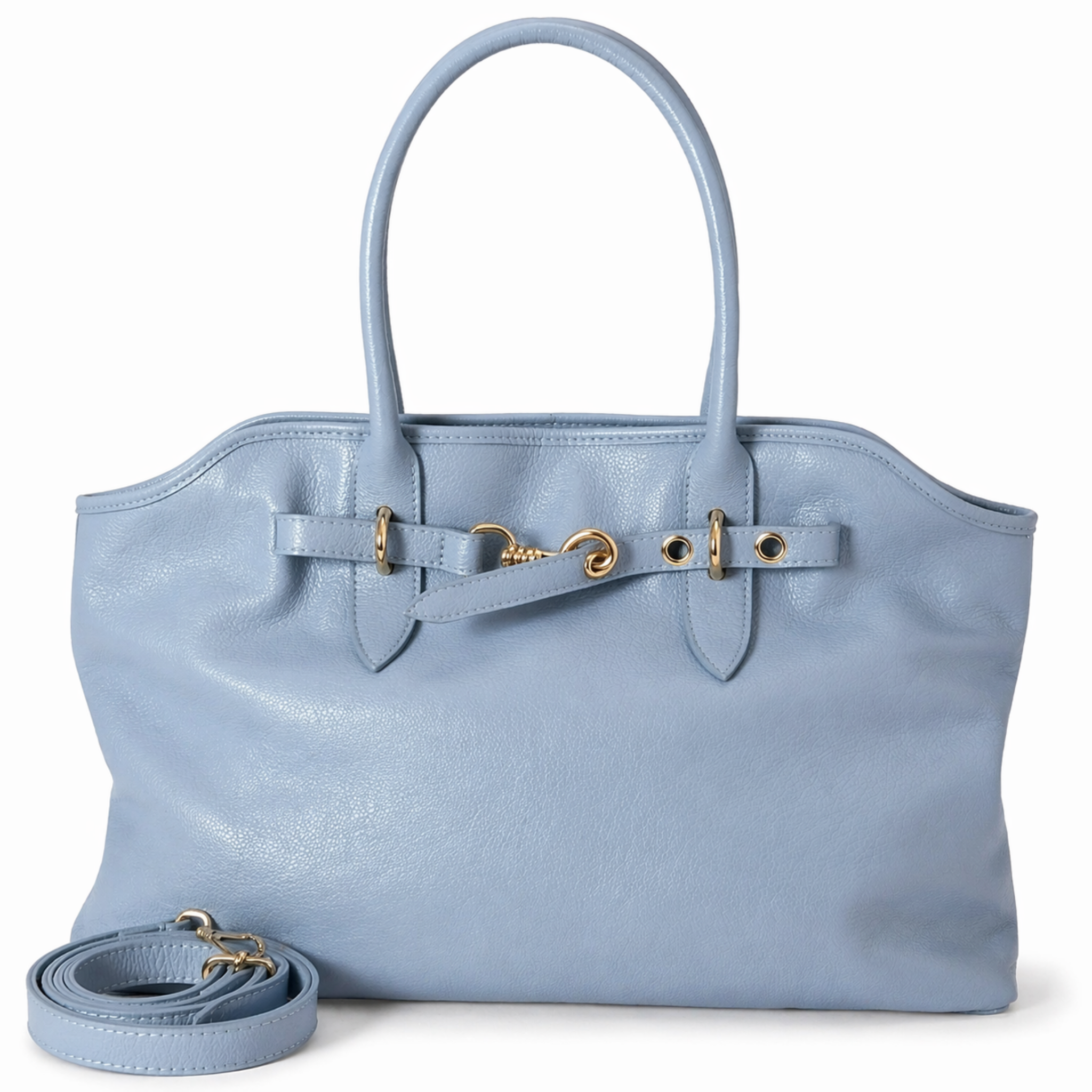 Private label Arlette Carryall handbag with sleek design, top handles, and spacious interior for everyday use.