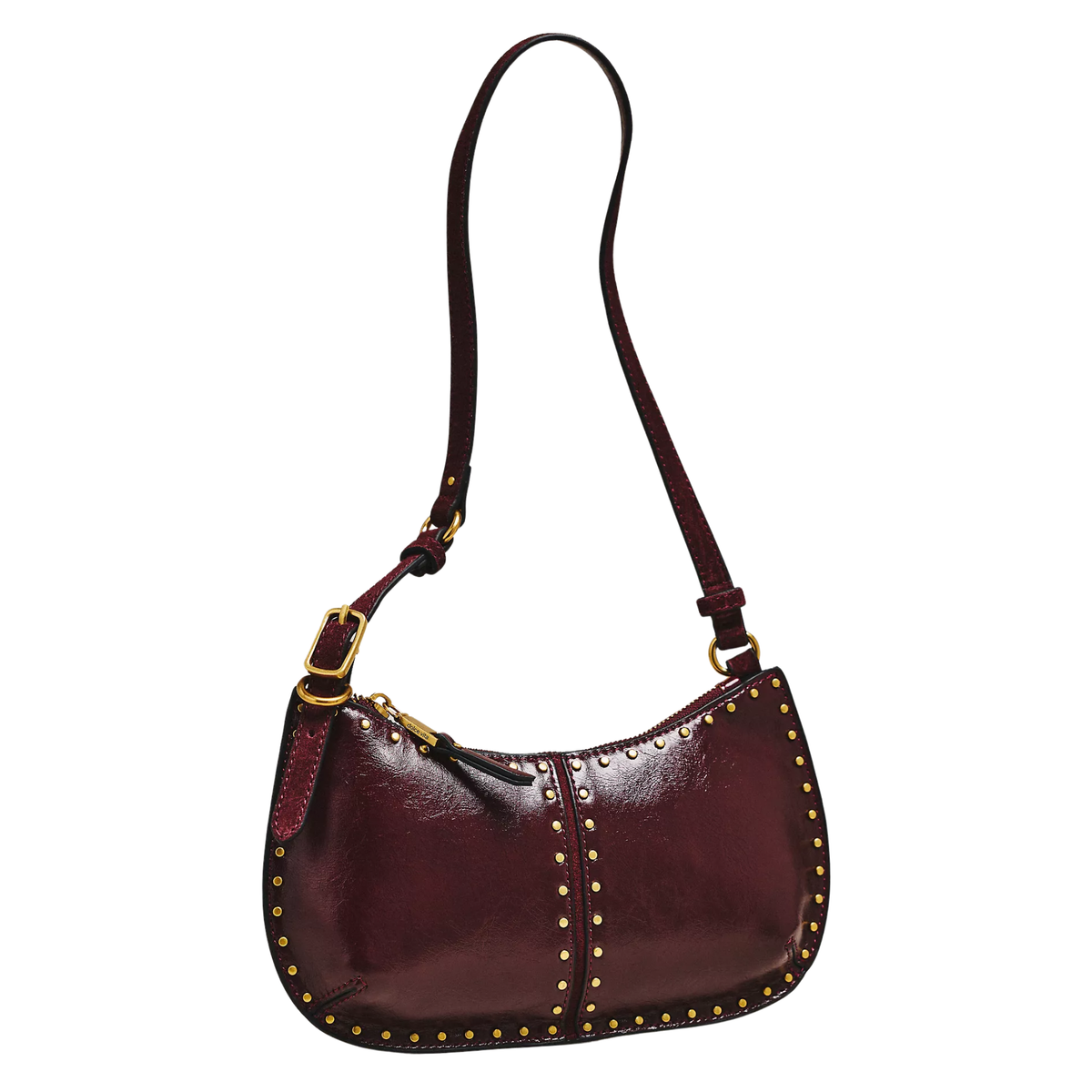 Axelle Faux Leather Baguette Bag