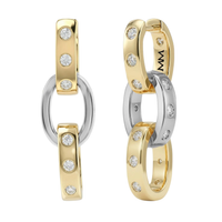 Mixed Metal|White Diamondettes