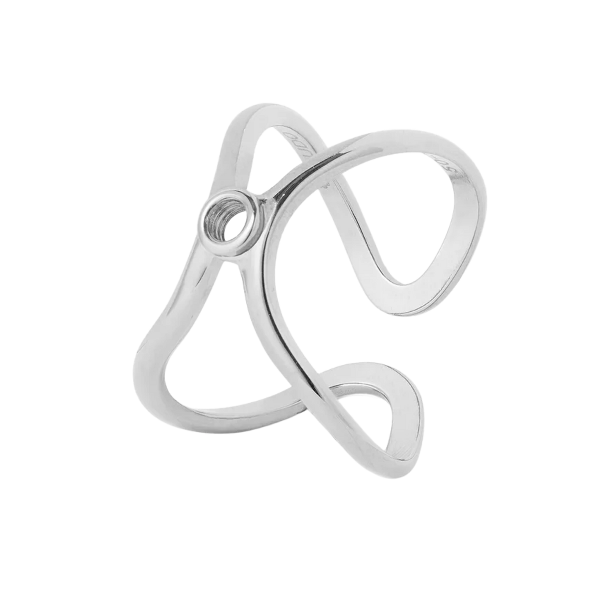 QUDO Basic Ring Onda Adjustable