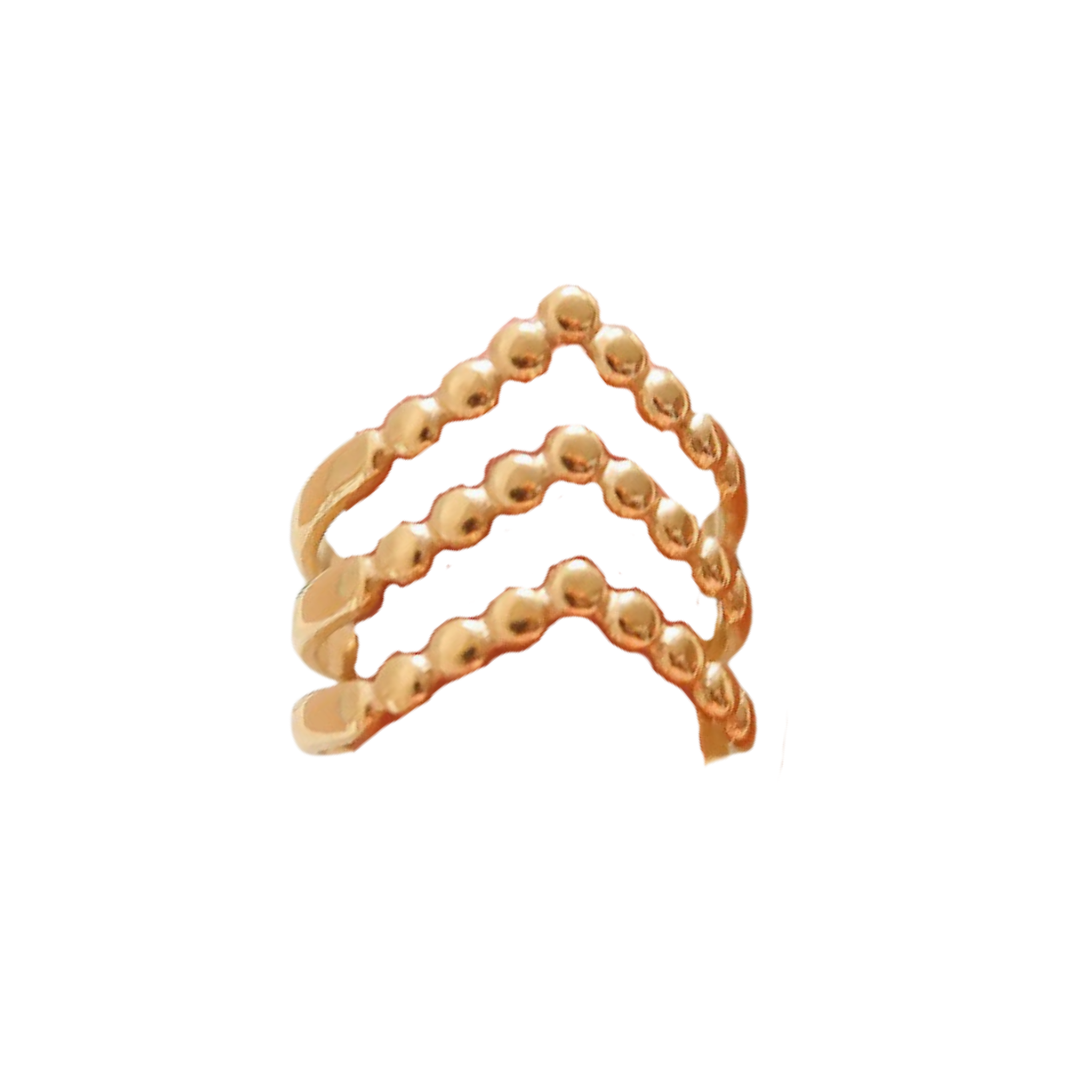 Iliad-Gold Non-Tarnish Stackable Adjustable Ring