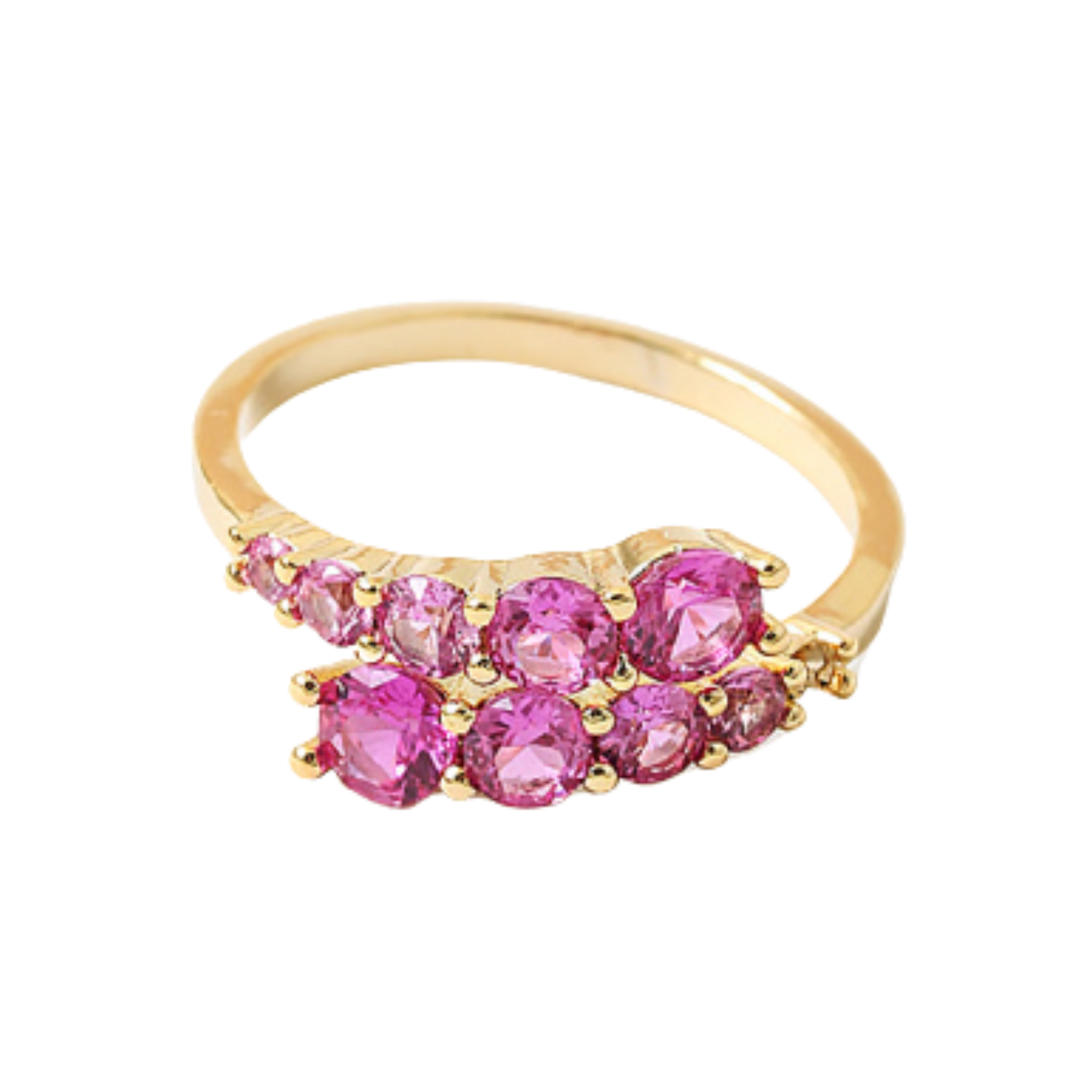 Bejeweled Adjustable CZ Ring