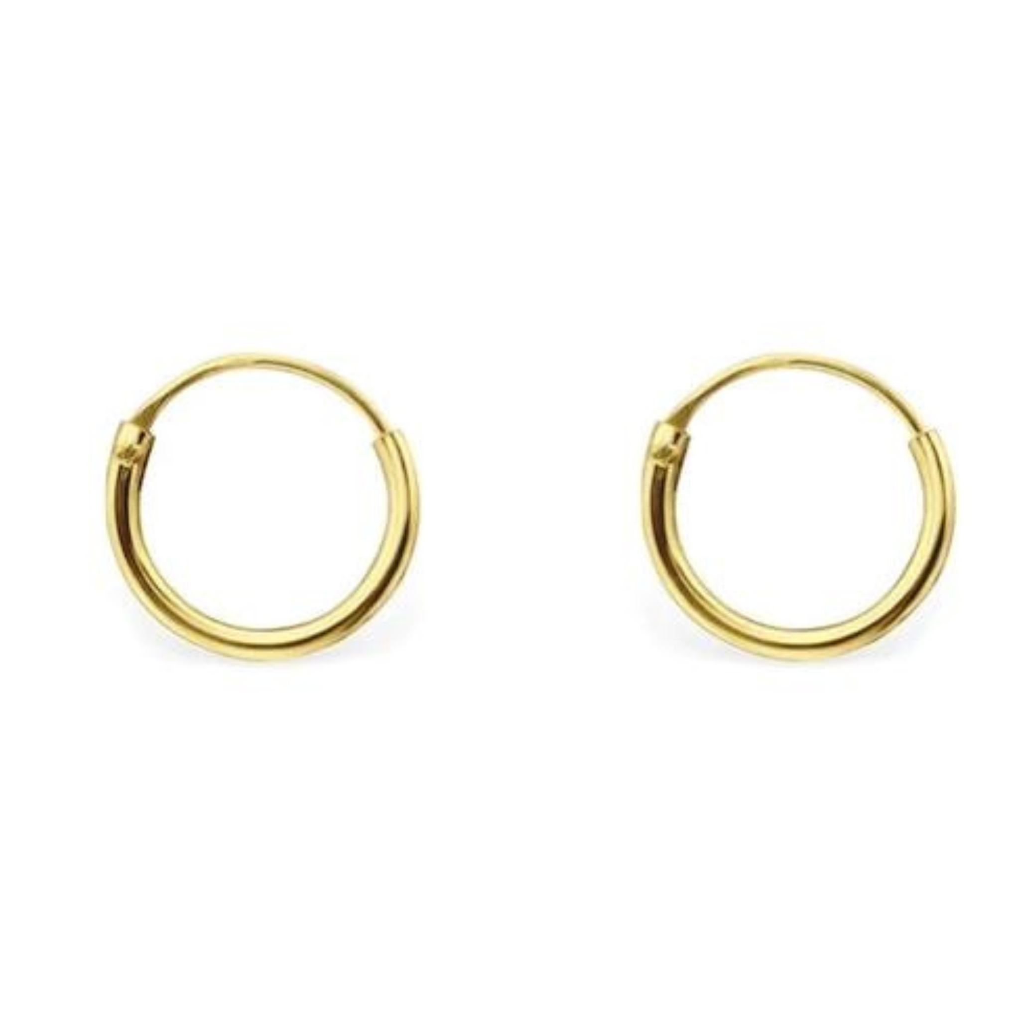 Minimal Huggies Hoops Earrings (10 mm)