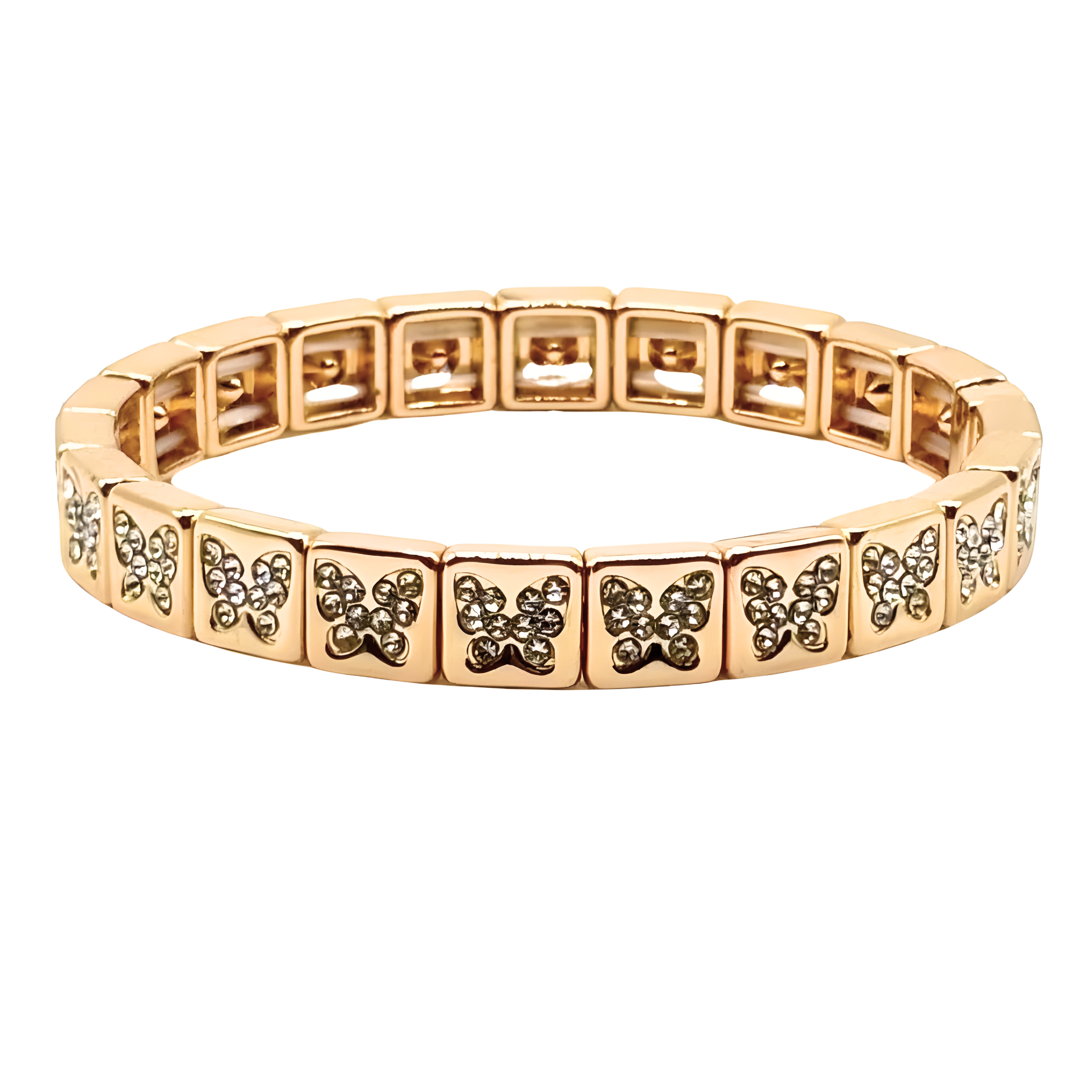 Sparkly Butterly Squares Bracelet