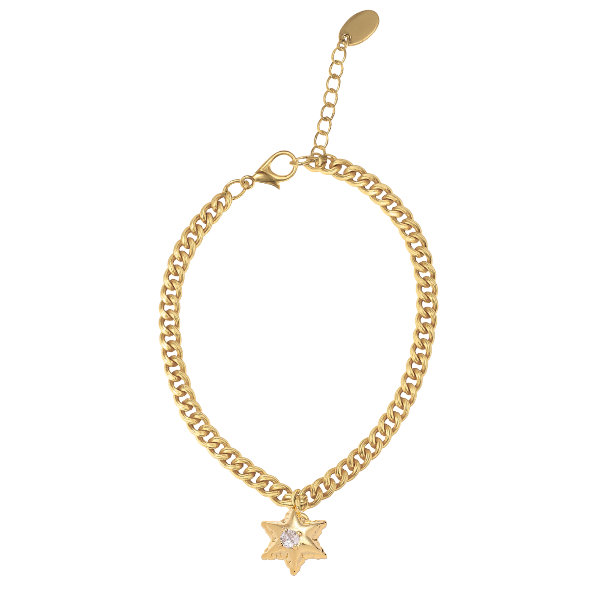 Golden North Star Bracelet