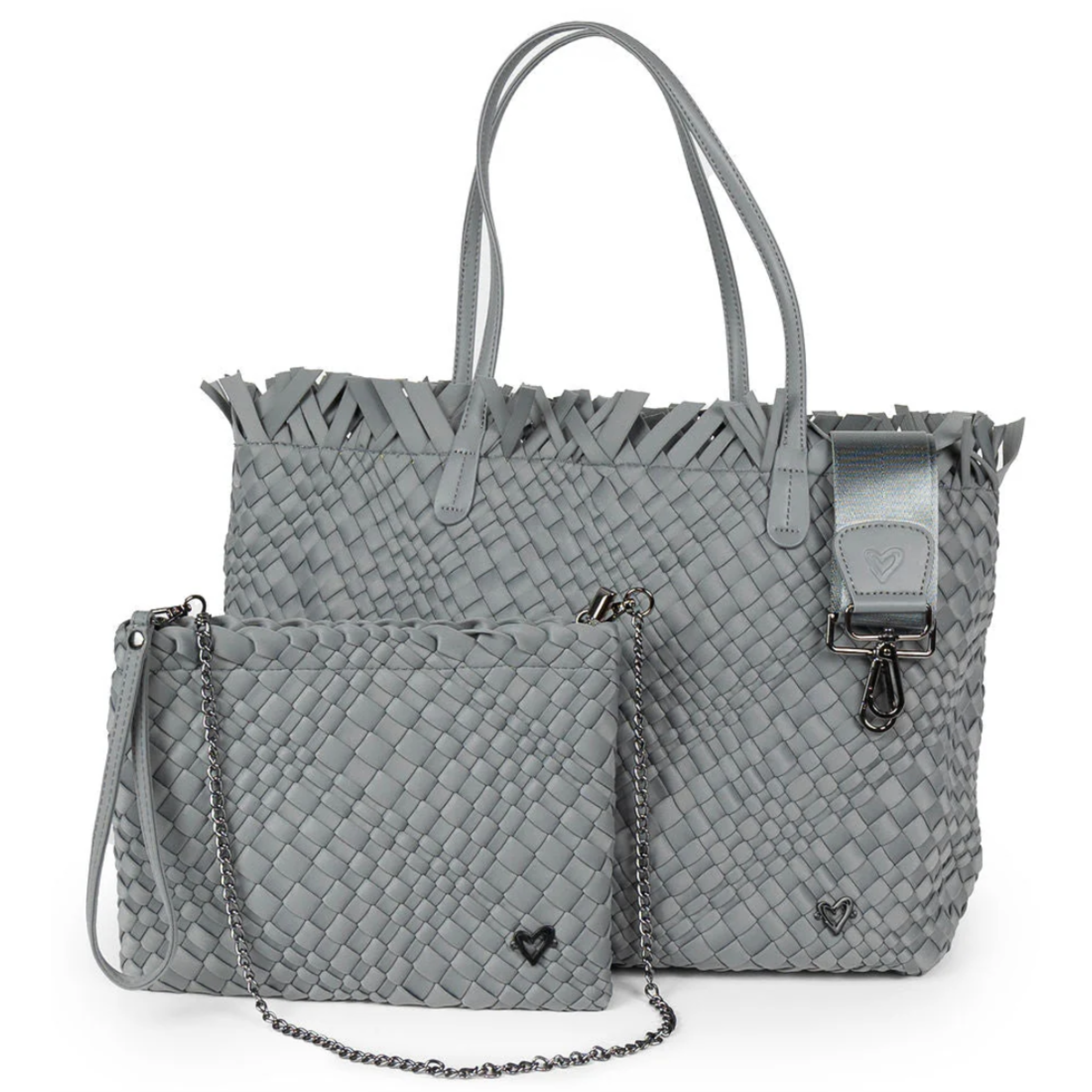 VULCAN WOVEN LARGE TOTE (FRINGED TOP)
