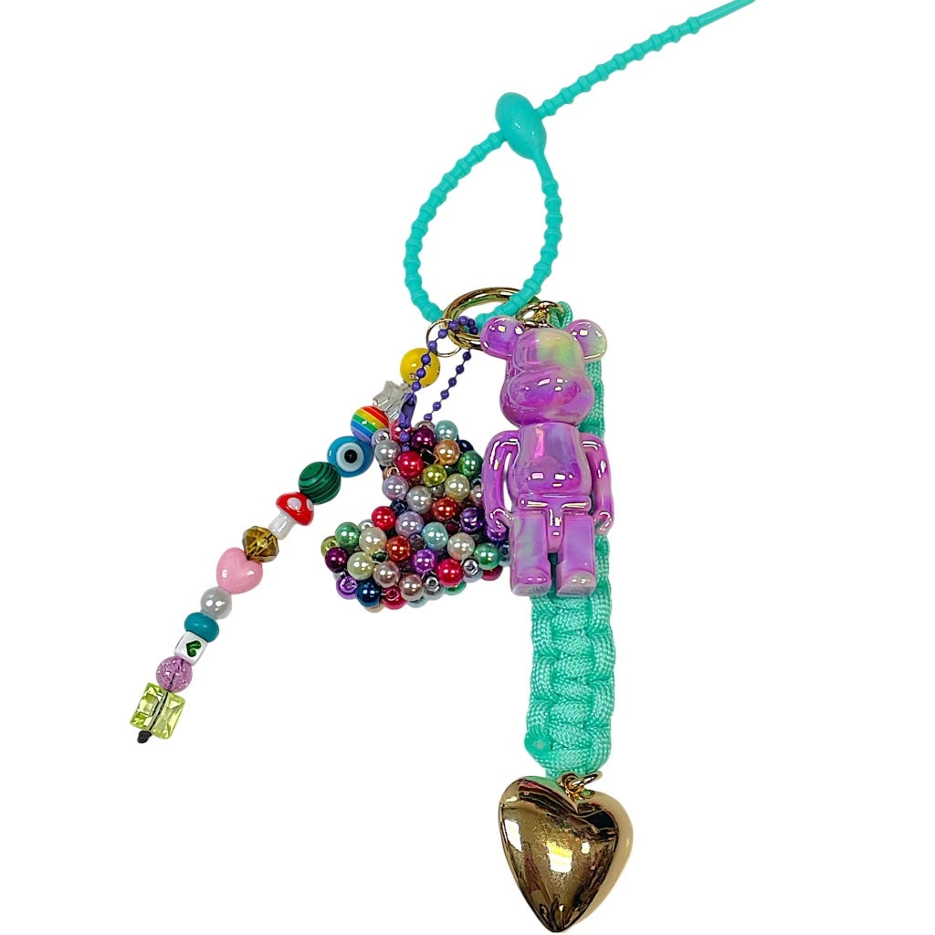 Gummy Bear Lanyard & Beaded Bag Charm