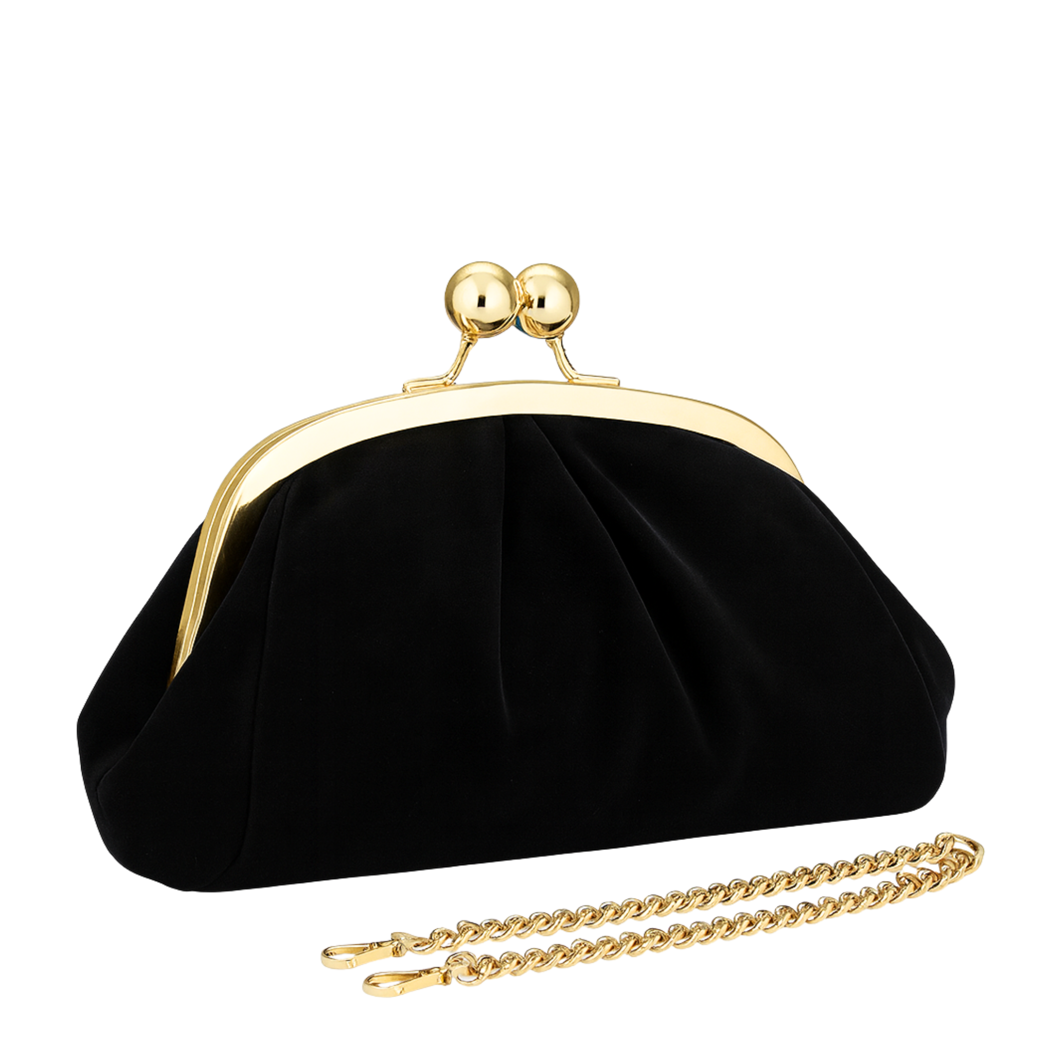 Frame Suede Clutch