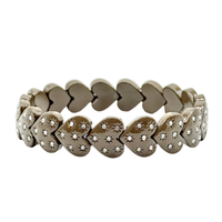 Sparkly Mocha Hearts
