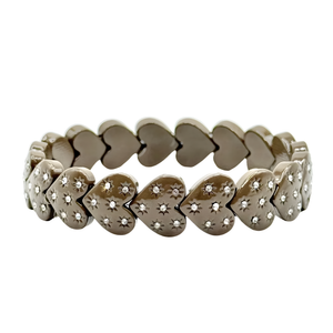 Sparkly Mocha Hearts