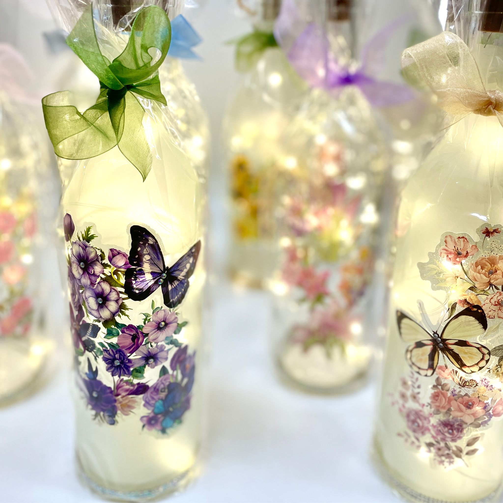 Floral Light Up Bottle