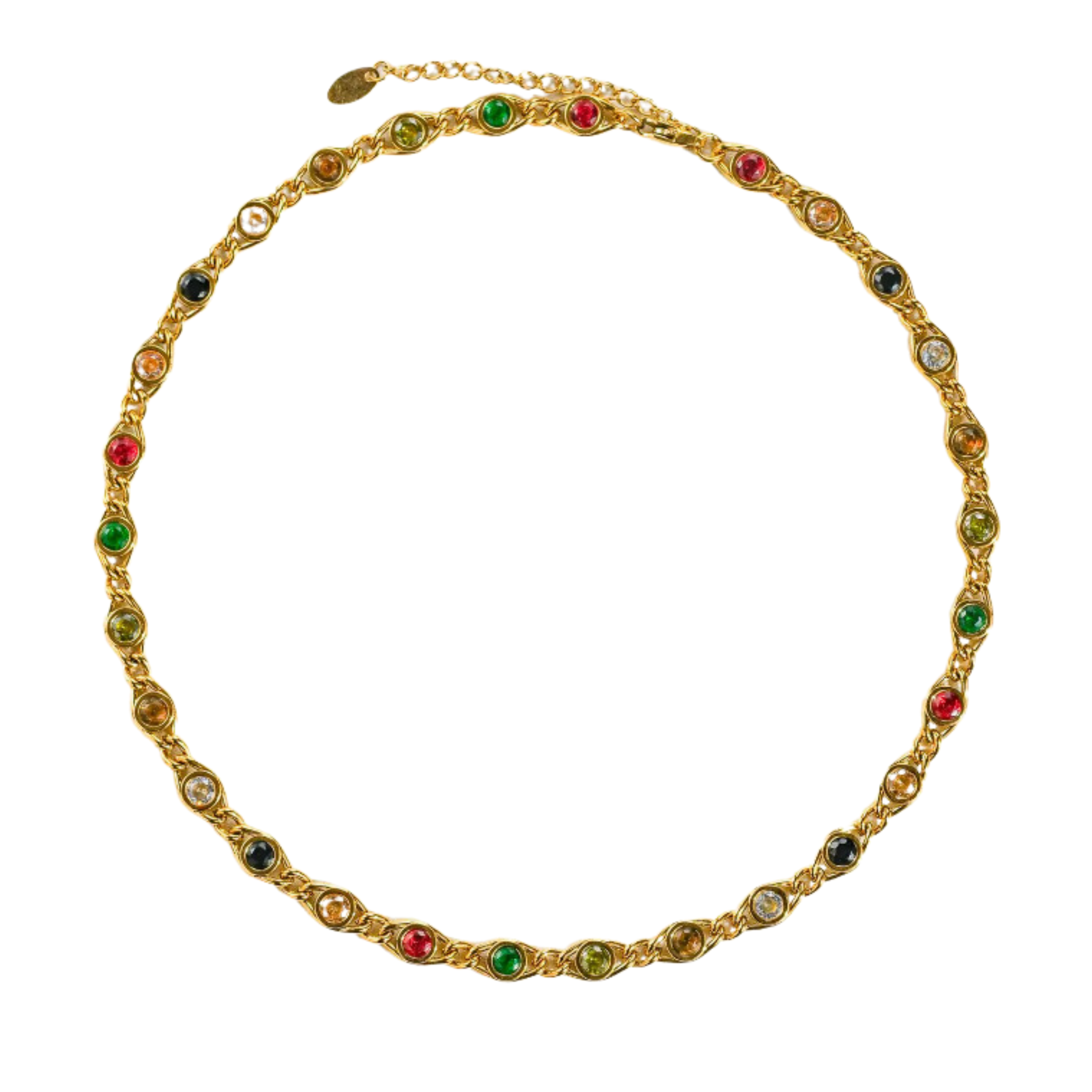 Alba Colored Cubic Zirconia Necklace, Bracelet