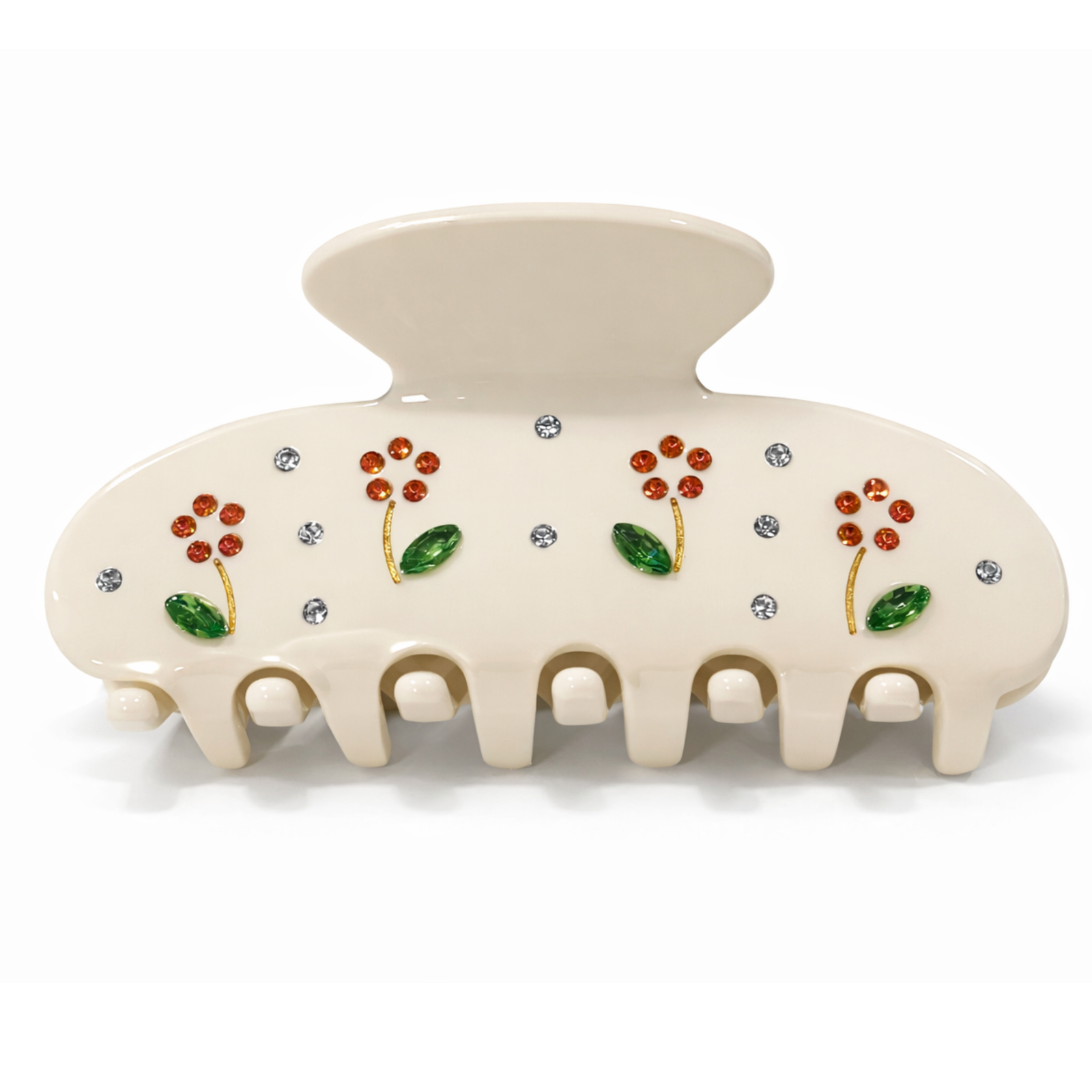 Rhinestone Daisy Clip