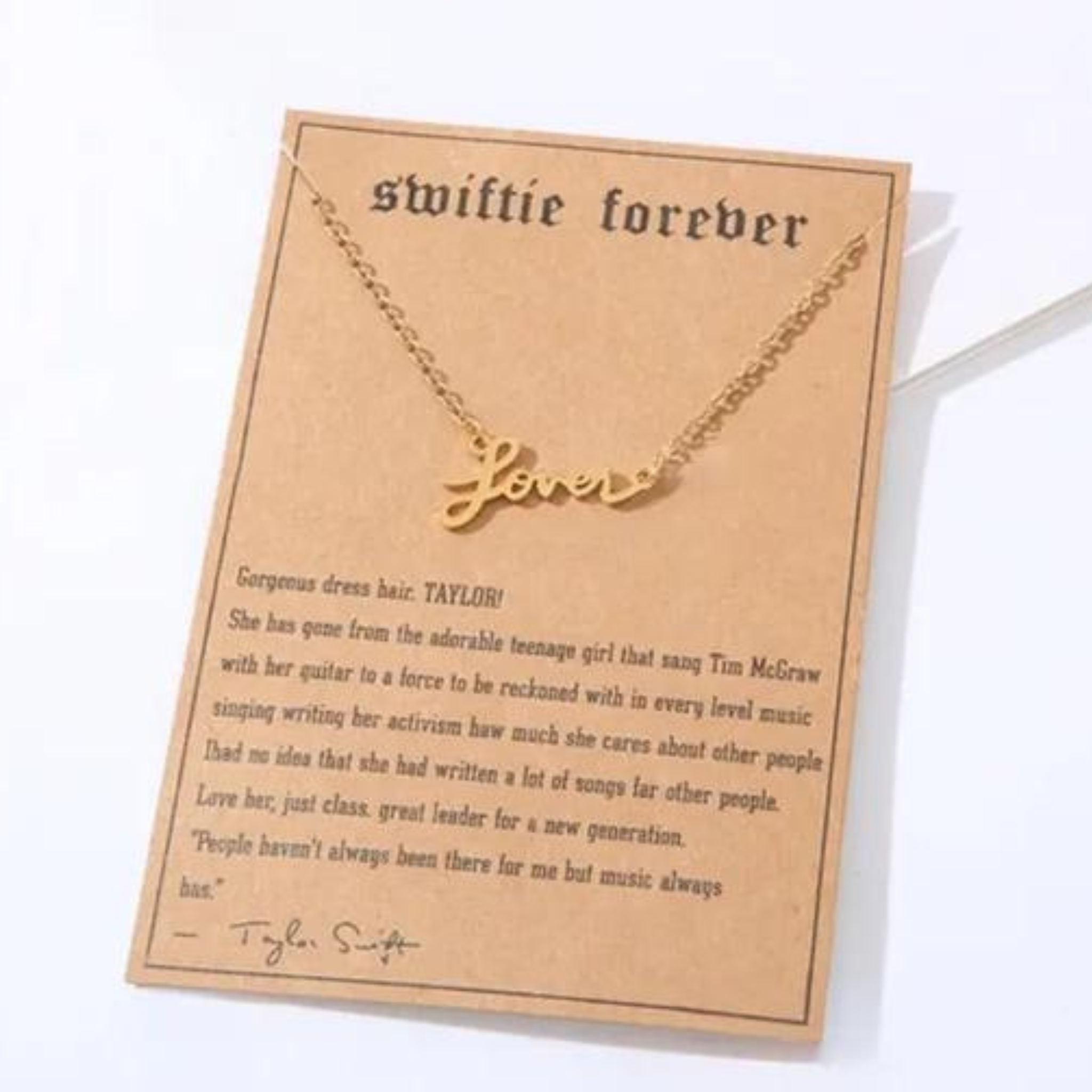 Swiftie Pendant Necklace