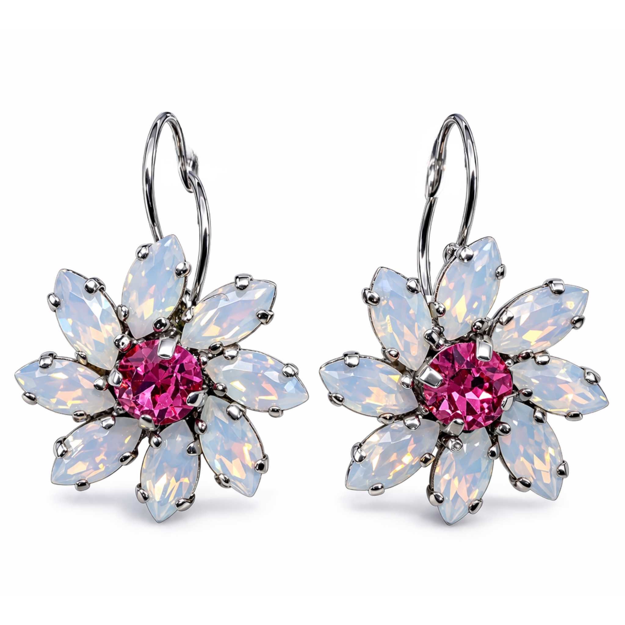 Cathie Nilson pointy daisy earring featuring a sleek design with a floral motif, perfect for stylish accessories.