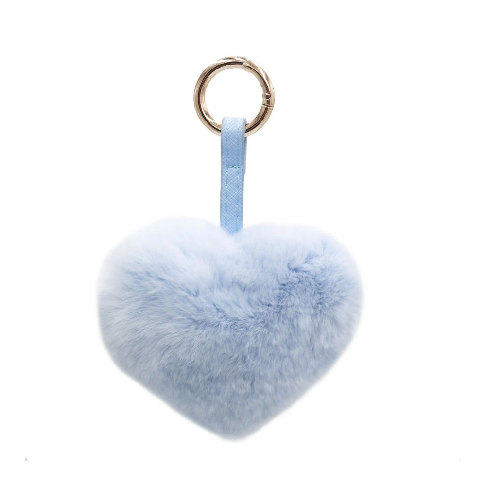 Fur Heart Keychain / Bag Charm