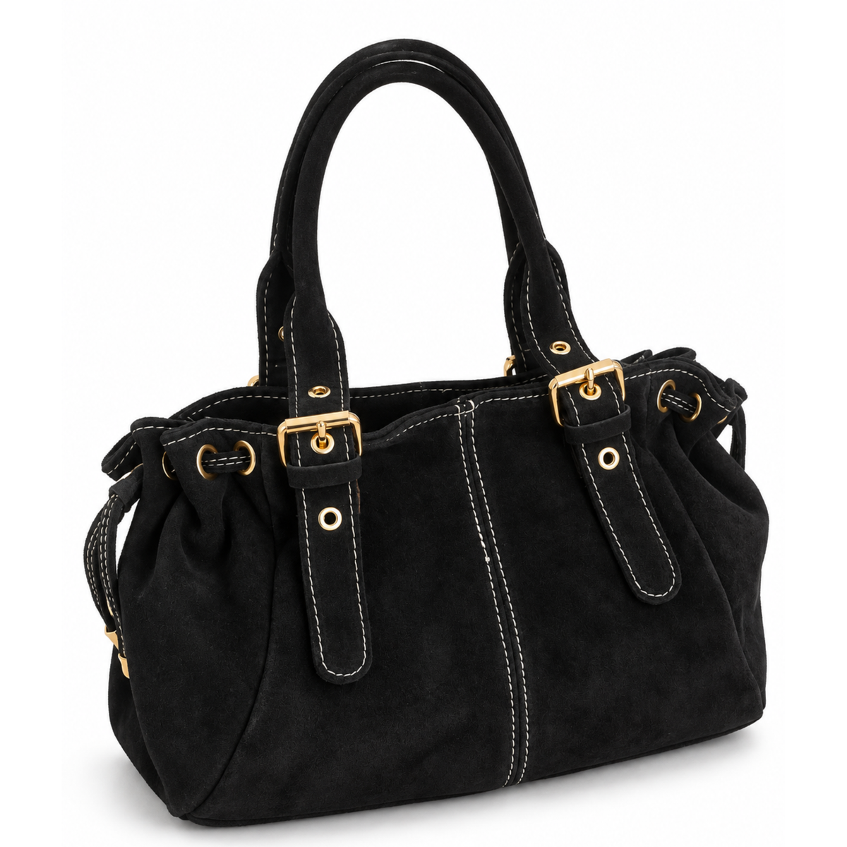 The Mini Sloane Slouchy Suede Satchel