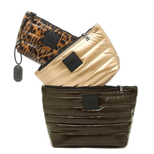 Glossy Chocolate Pearl cashmere and Leopard