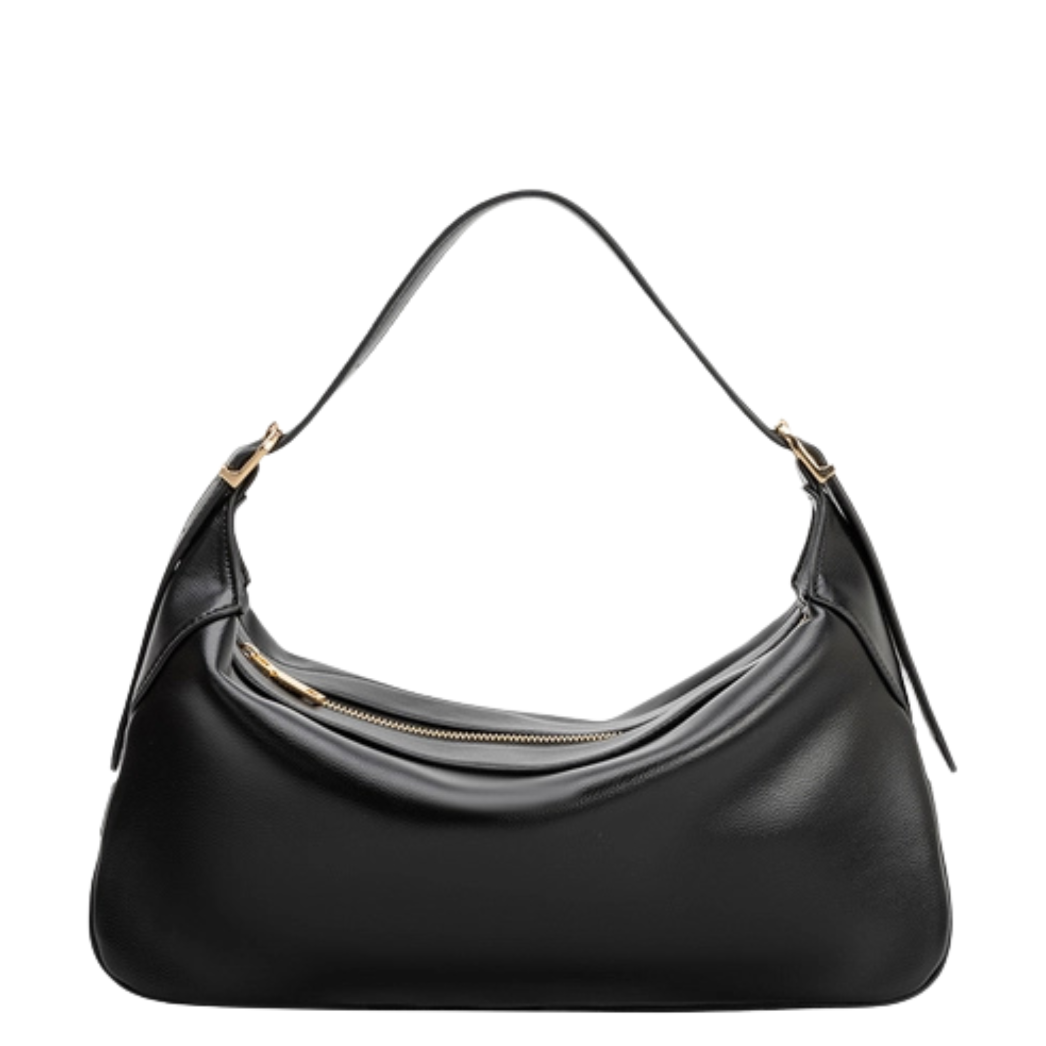 Nicolette Black Recycled Vegan Shoulder Bag