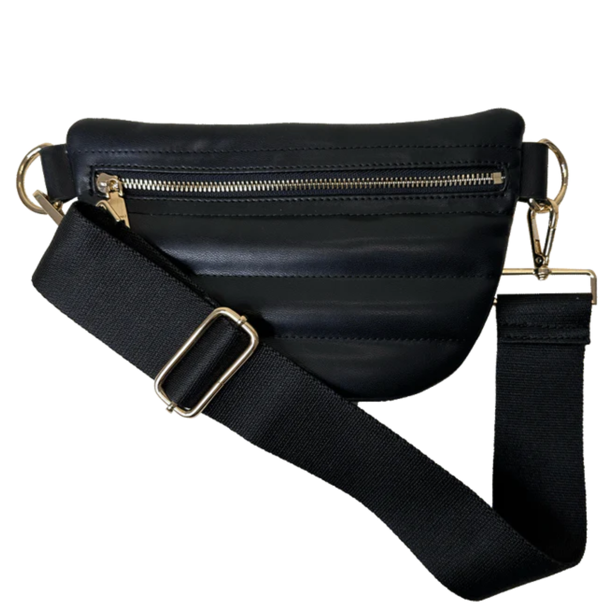Stacy Small Quilted Faux Leather Waist/Sling Bag