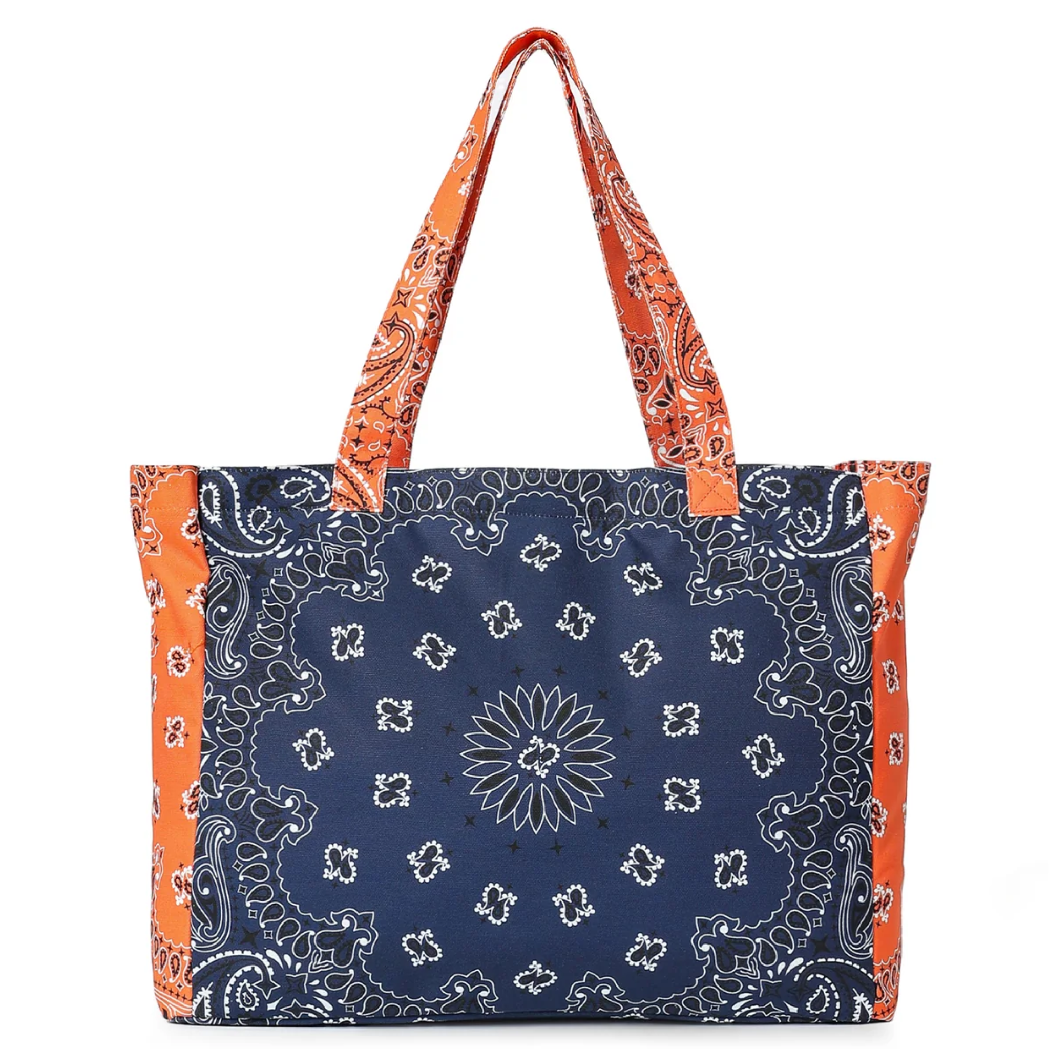 Bandana Print Canvas Tote