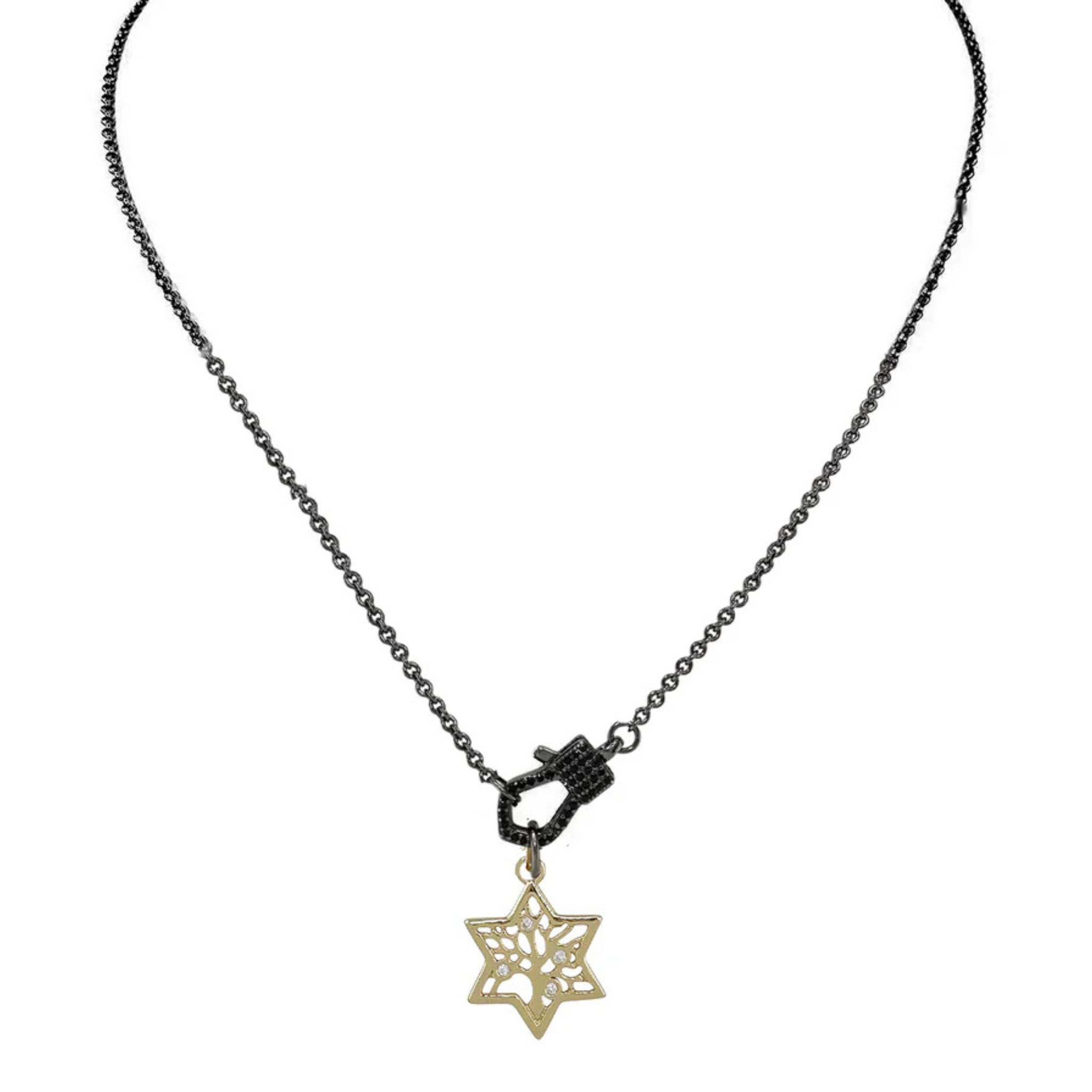 Rachael Star of David Tree of Life Necklace