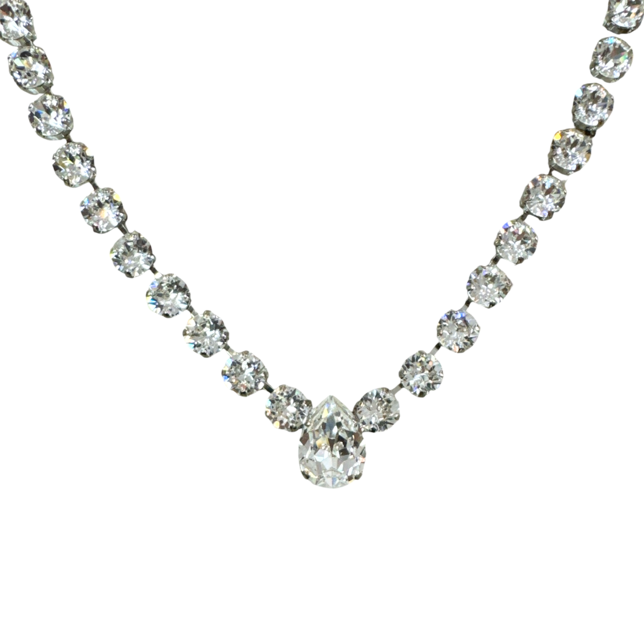 Swarovski Crystal Pear Necklace