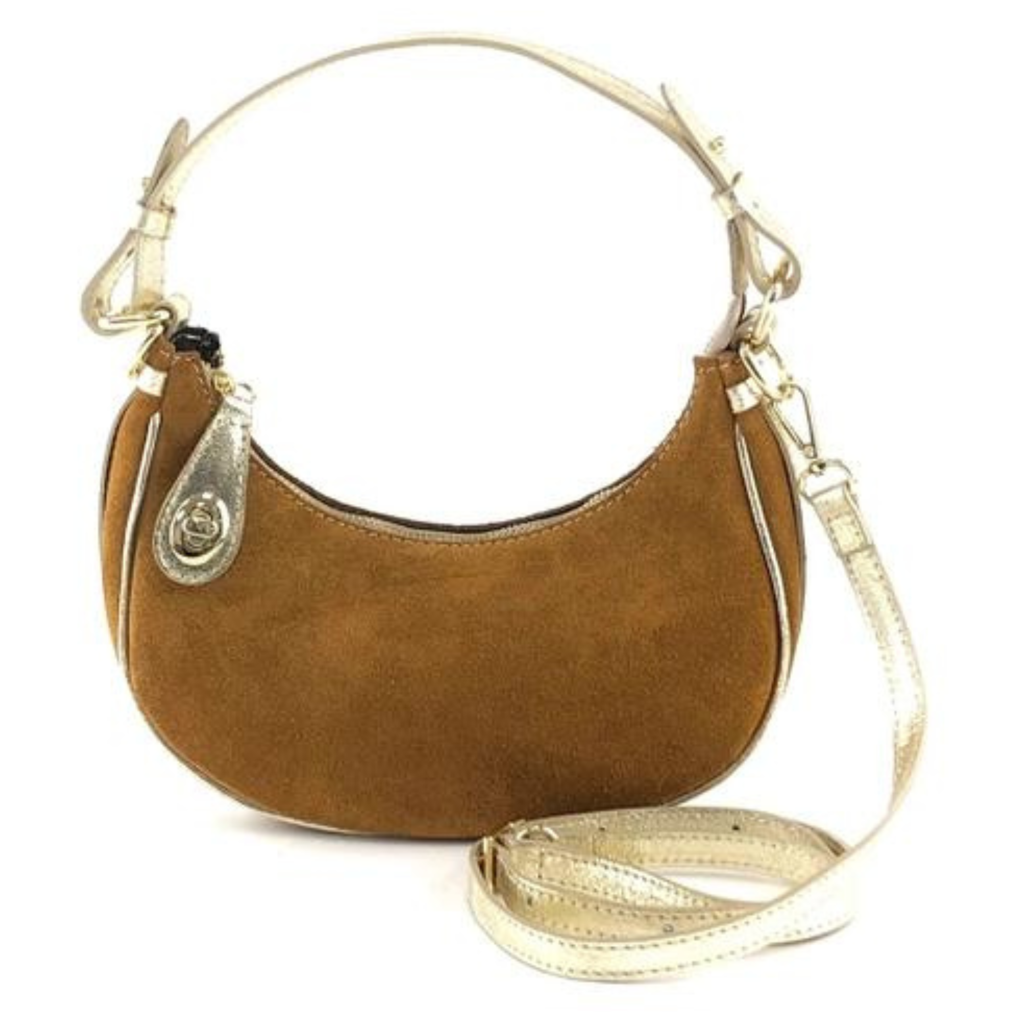 Emery Suede Shimmer Hobo