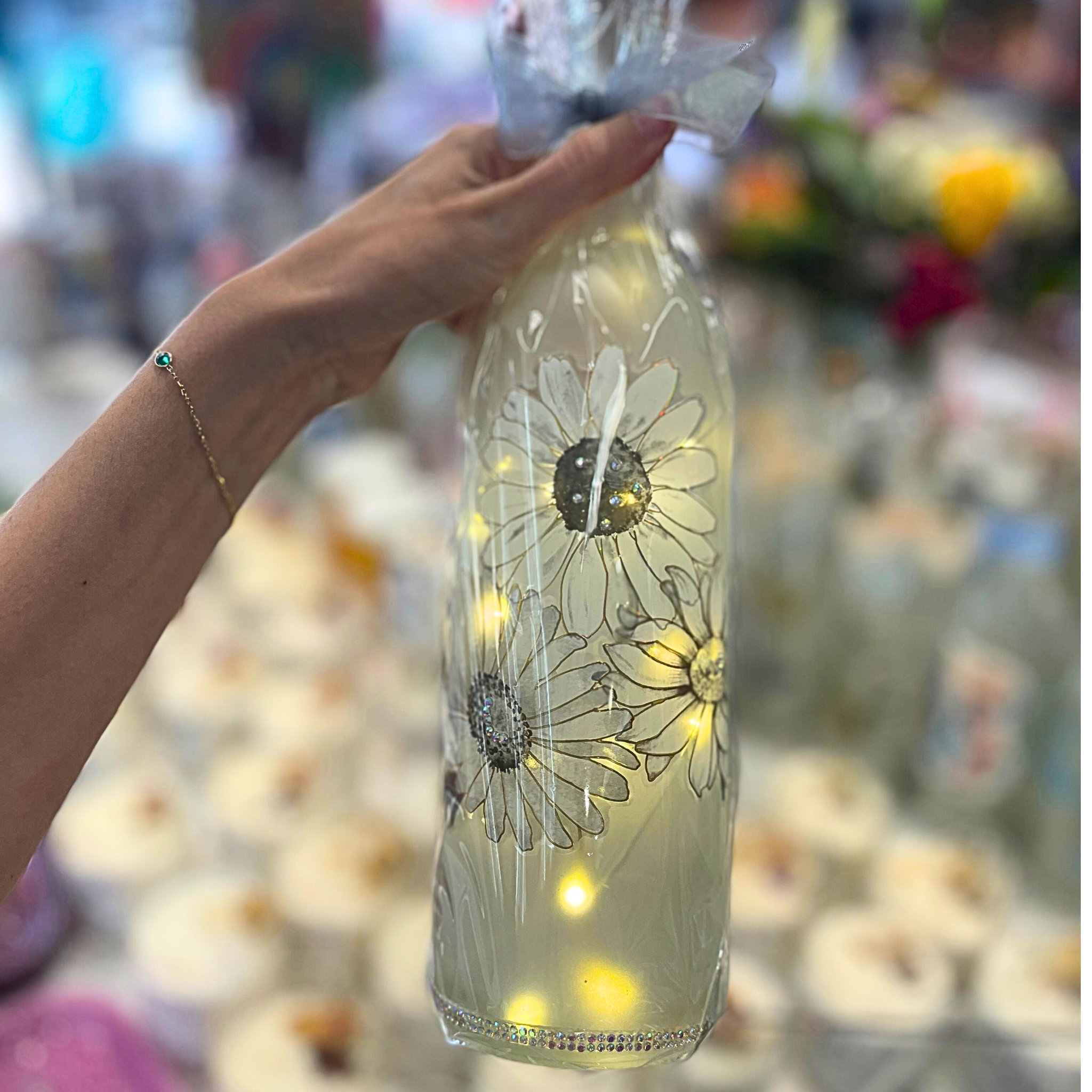 Floral Light Up Bottle