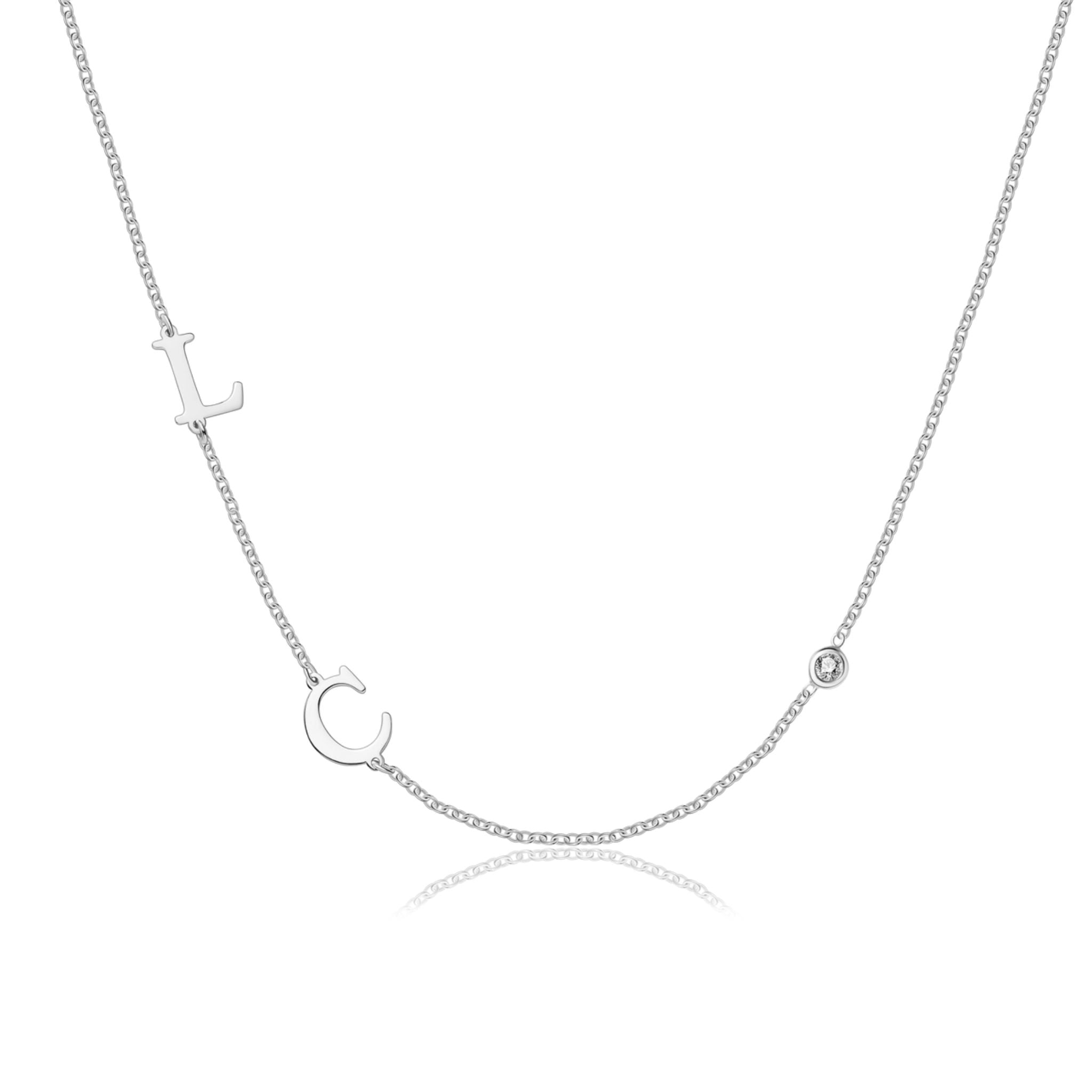 Custom Adore Initial Necklace (Water Resistant)