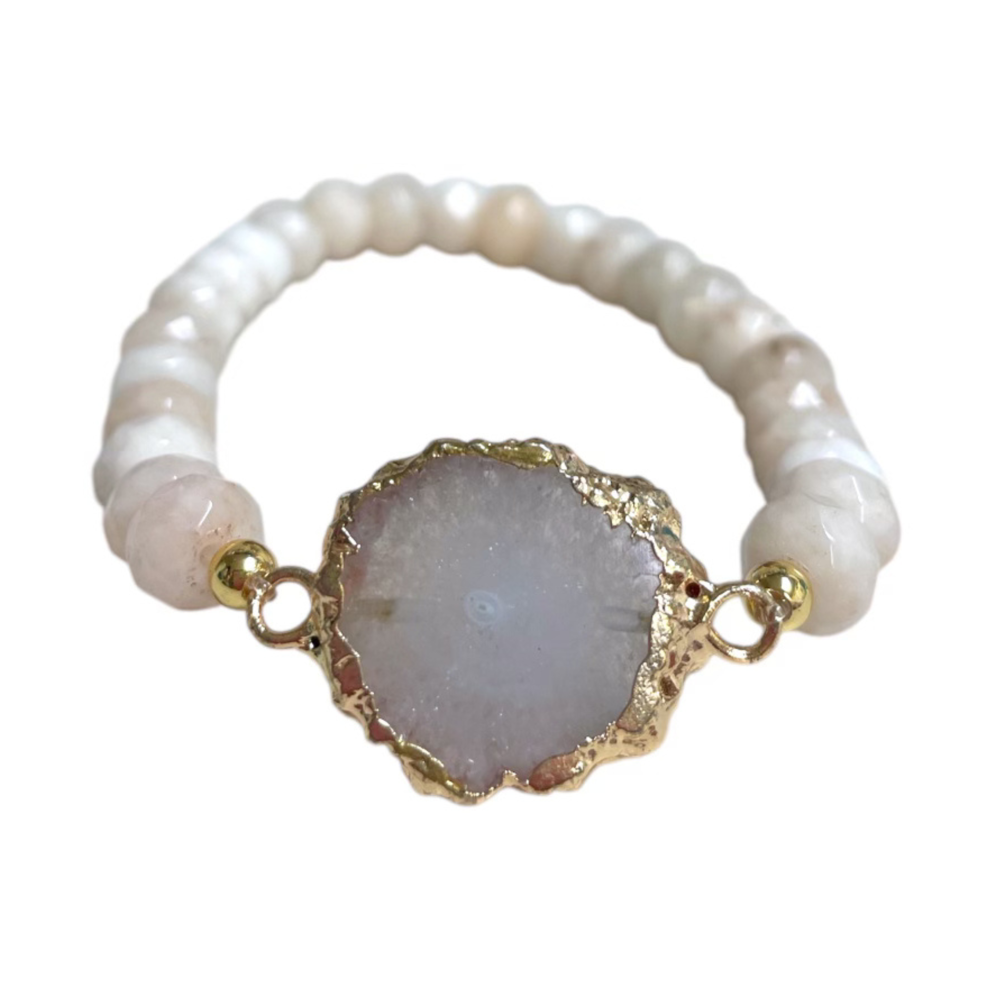 Hailey Druzy Stone Beaded Bracelets