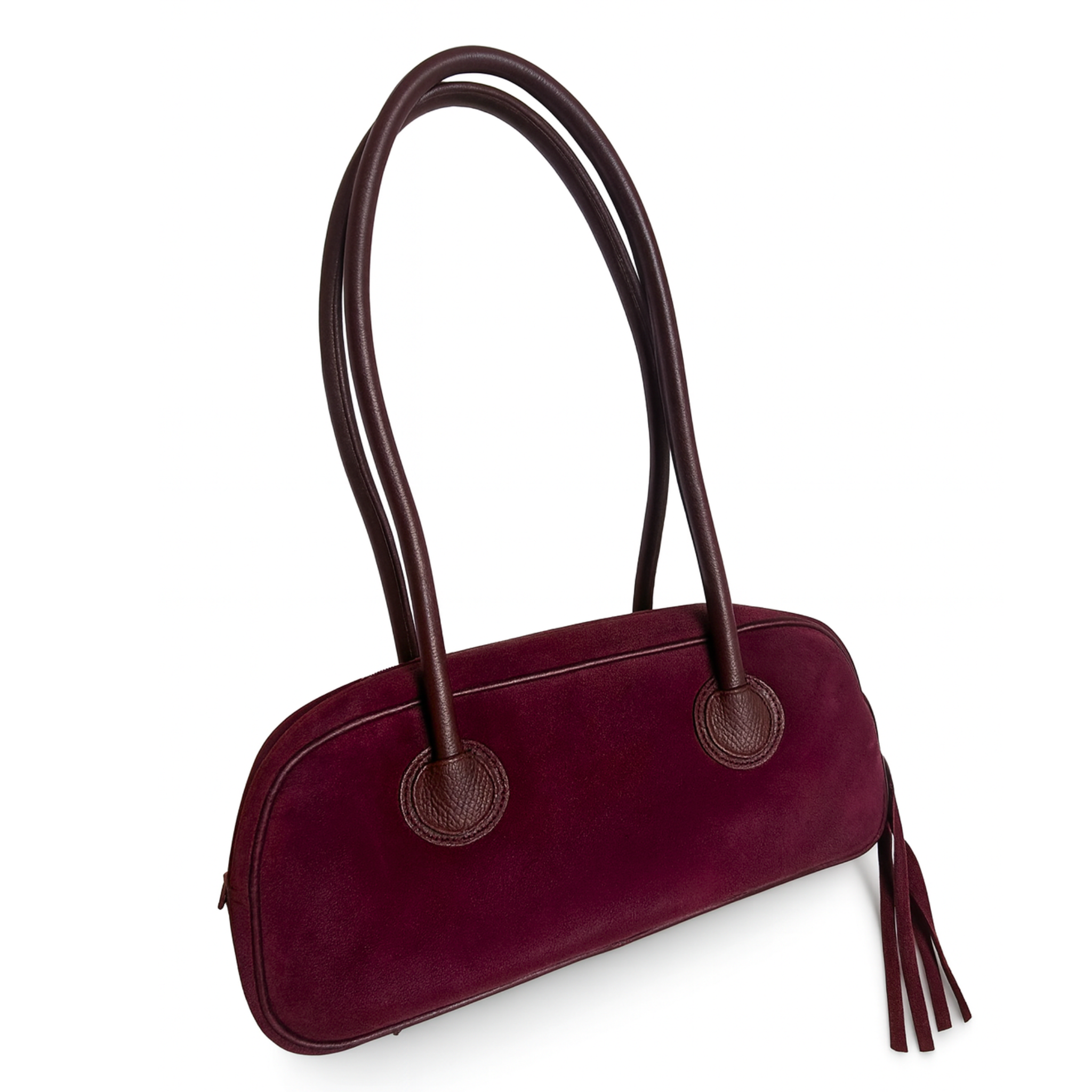 Satchel Suede Shoulder Bag