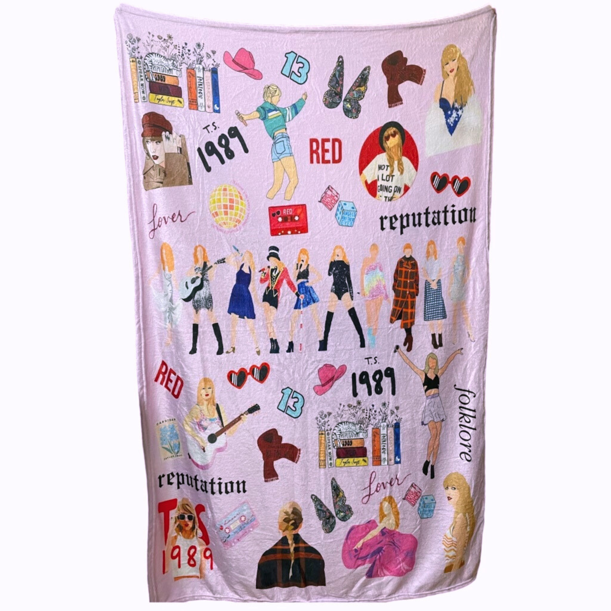 Swiftie Reputation Plush Blanket