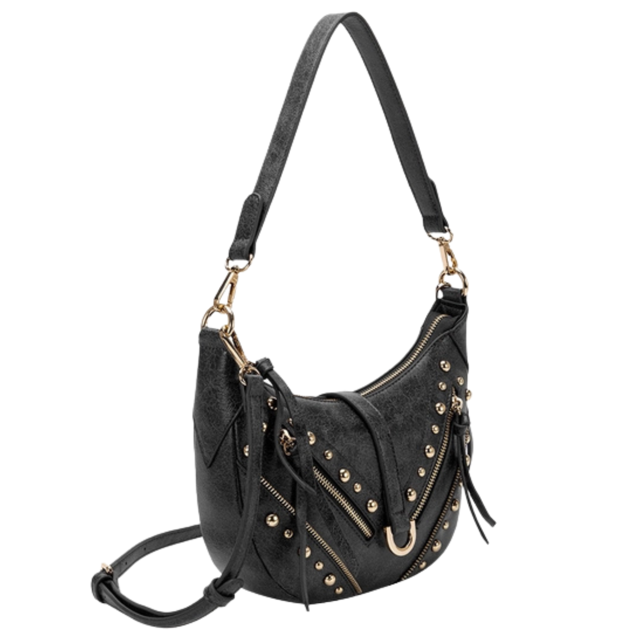 Maeve Black Recycled Vegan Shoulder Bag