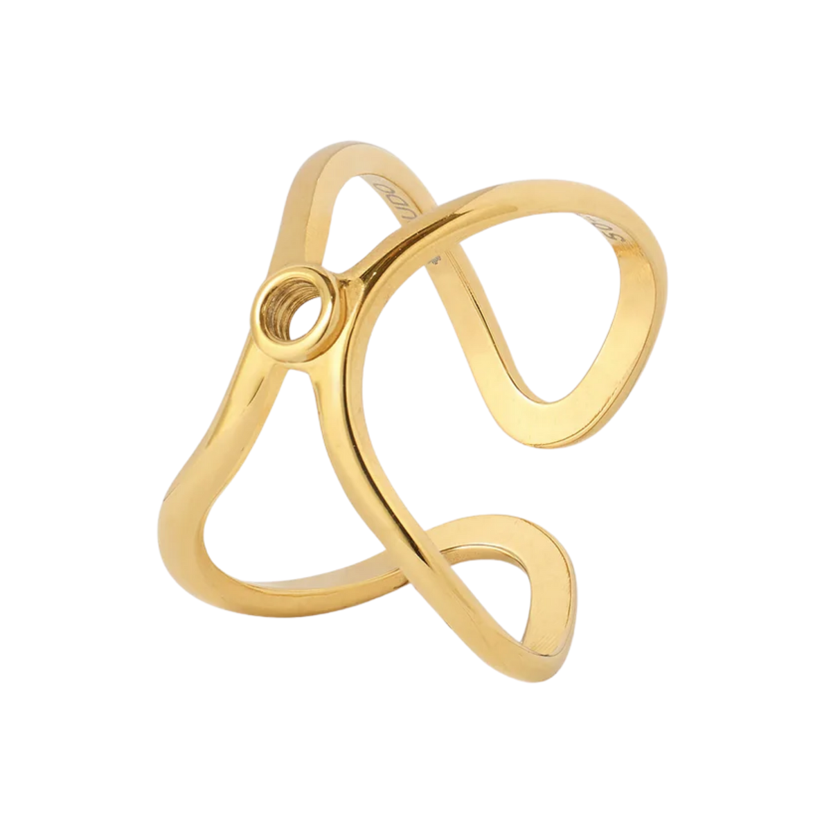 QUDO Basic Ring Onda Adjustable